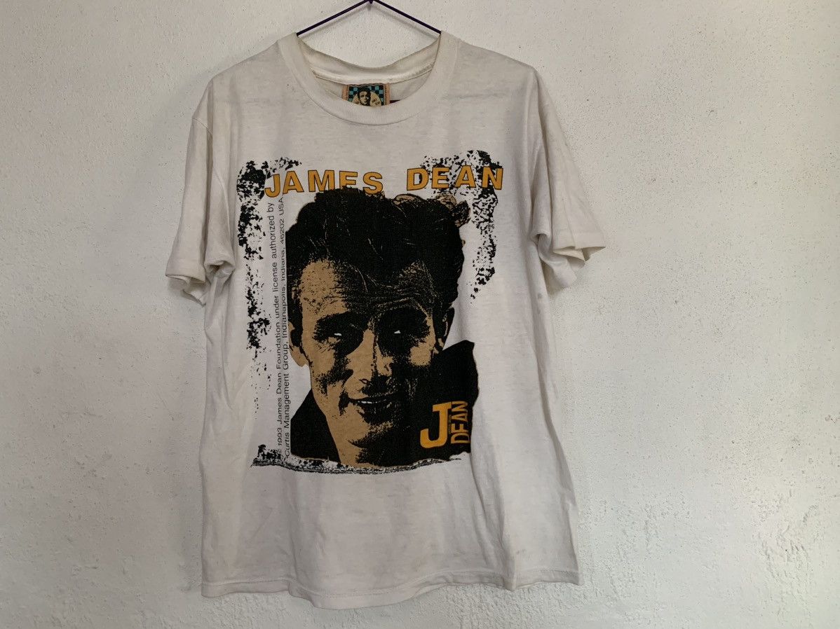 Band Tees 1993 JAMES DEAN BIG FACE SHIRT RARE Size US M / EU 48-50 / 2 - 7 Thumbnail