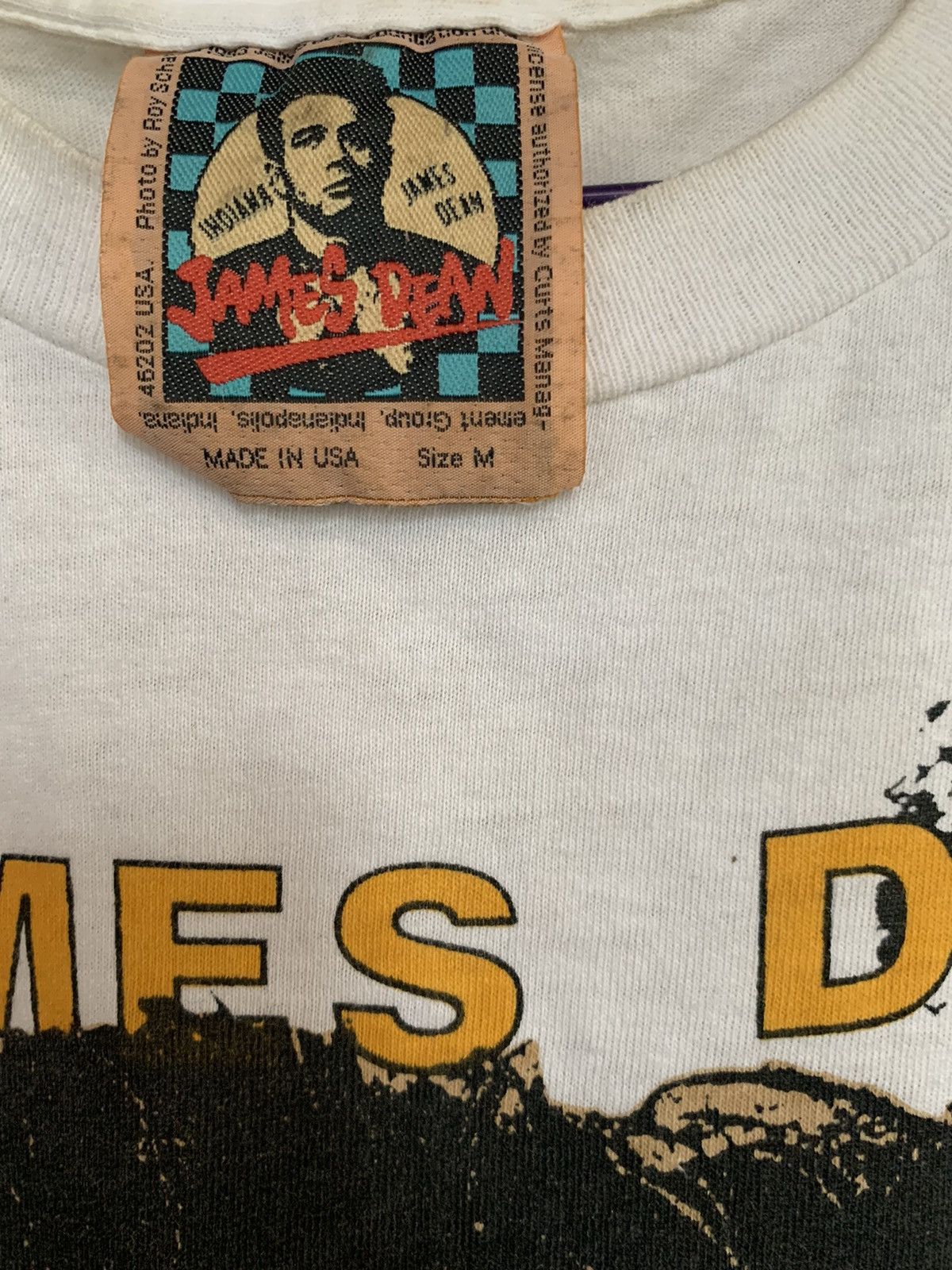Band Tees 1993 JAMES DEAN BIG FACE SHIRT RARE Size US M / EU 48-50 / 2 - 5 Thumbnail
