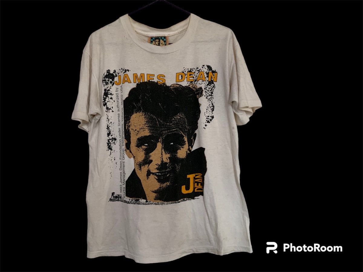 Band Tees 1993 JAMES DEAN BIG FACE SHIRT RARE Size US M / EU 48-50 / 2 - 1 Thumbnail