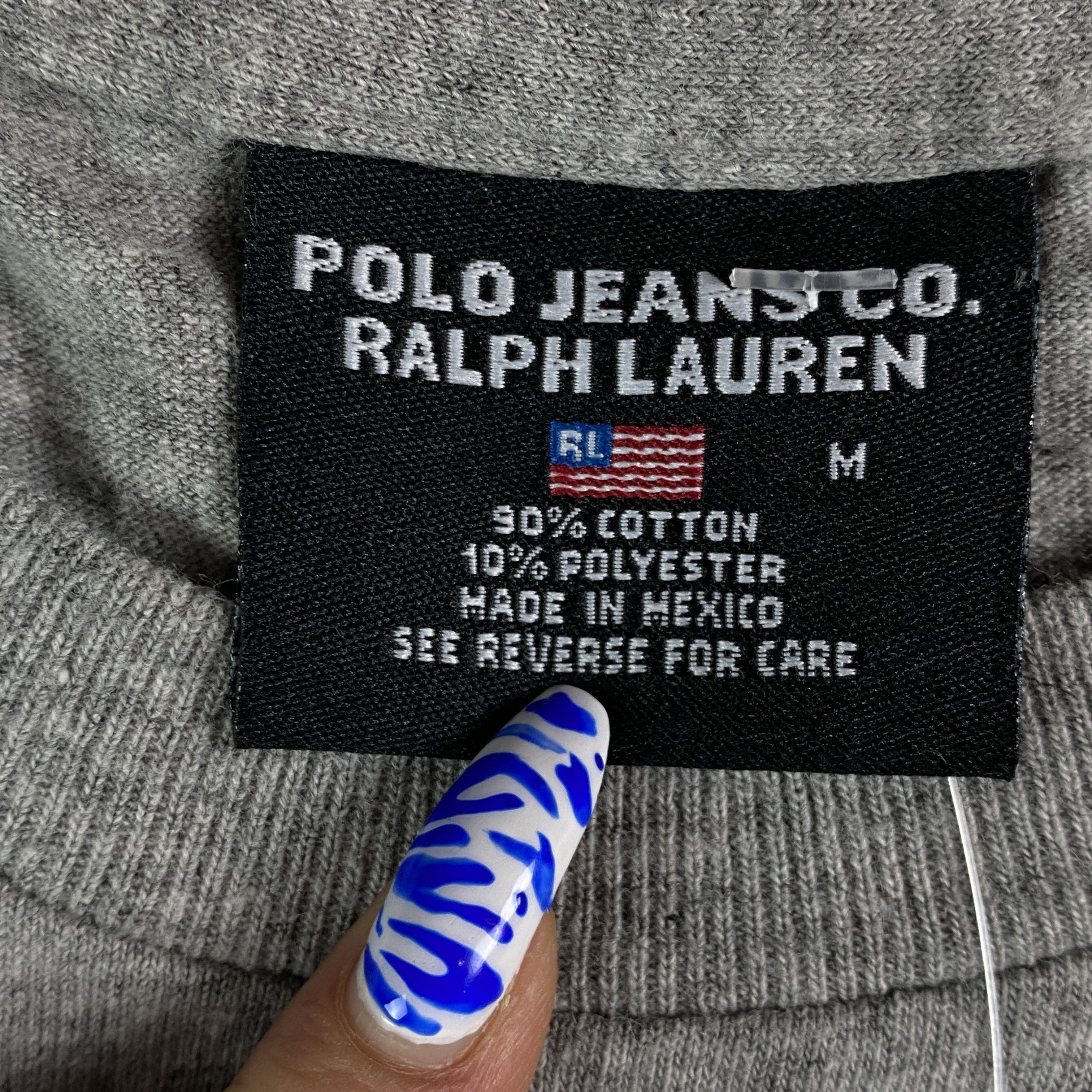 Polo Ralph Lauren × Ralph Lauren × Vintage Men’s Long Sleeve Polo Jeans Co Ralph Lauren Vintage Size M Size US M / EU 48-50 / 2 - 4 Thumbnail