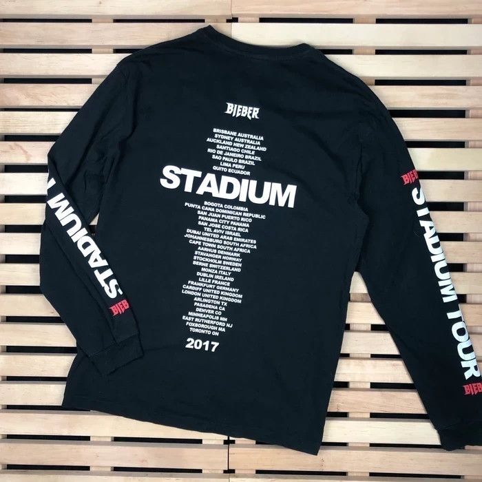Bravado × Justin Bieber Justin Bieber Long Sleeve Jumper Stadium Tour Size S Black Size US S / EU 44-46 / 1 - 2 Thumbnail