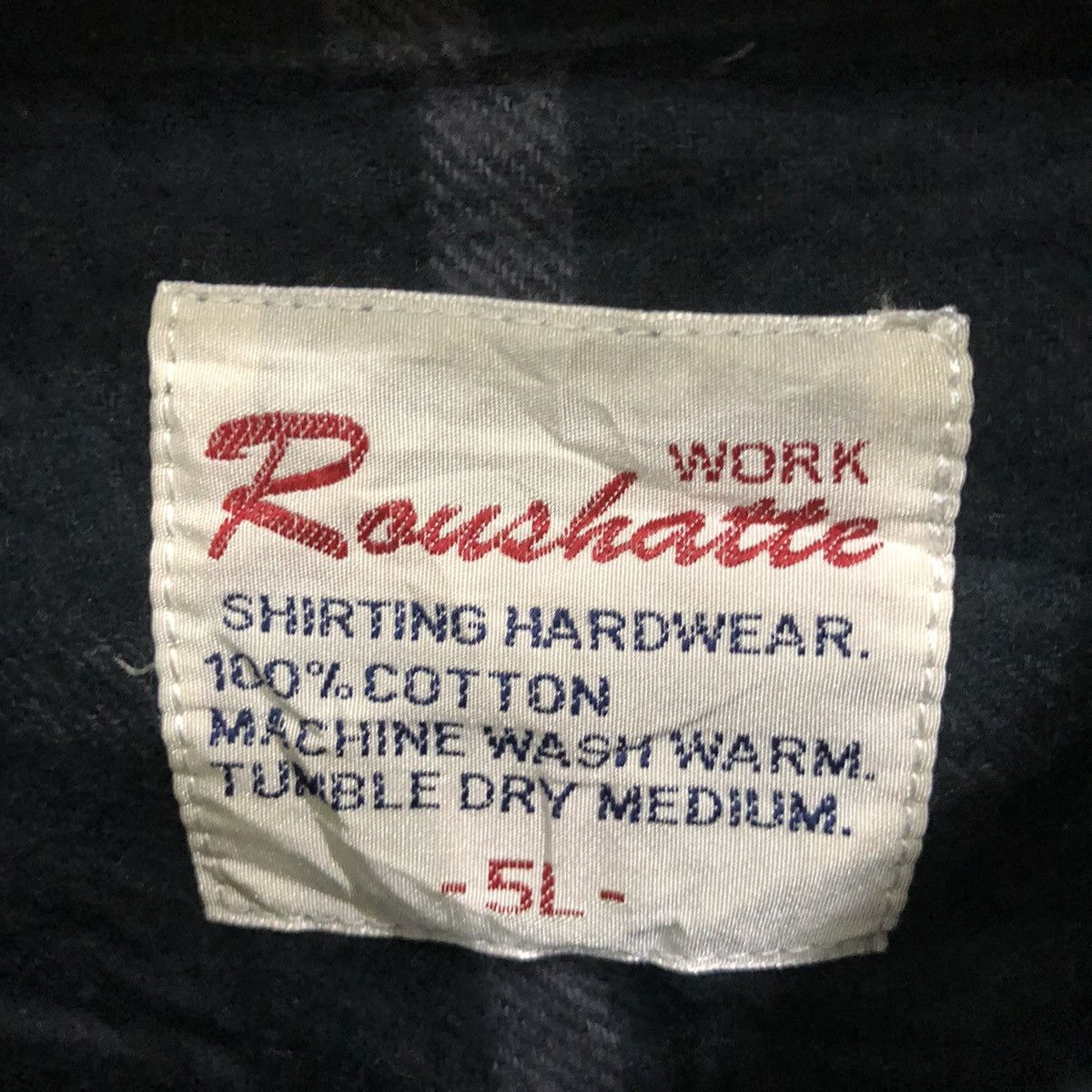 Japanese Brand Vintage Roushatte plaid tartan Flannel Shirt 👕 Size US XL / EU 56 / 4 - 4 Thumbnail