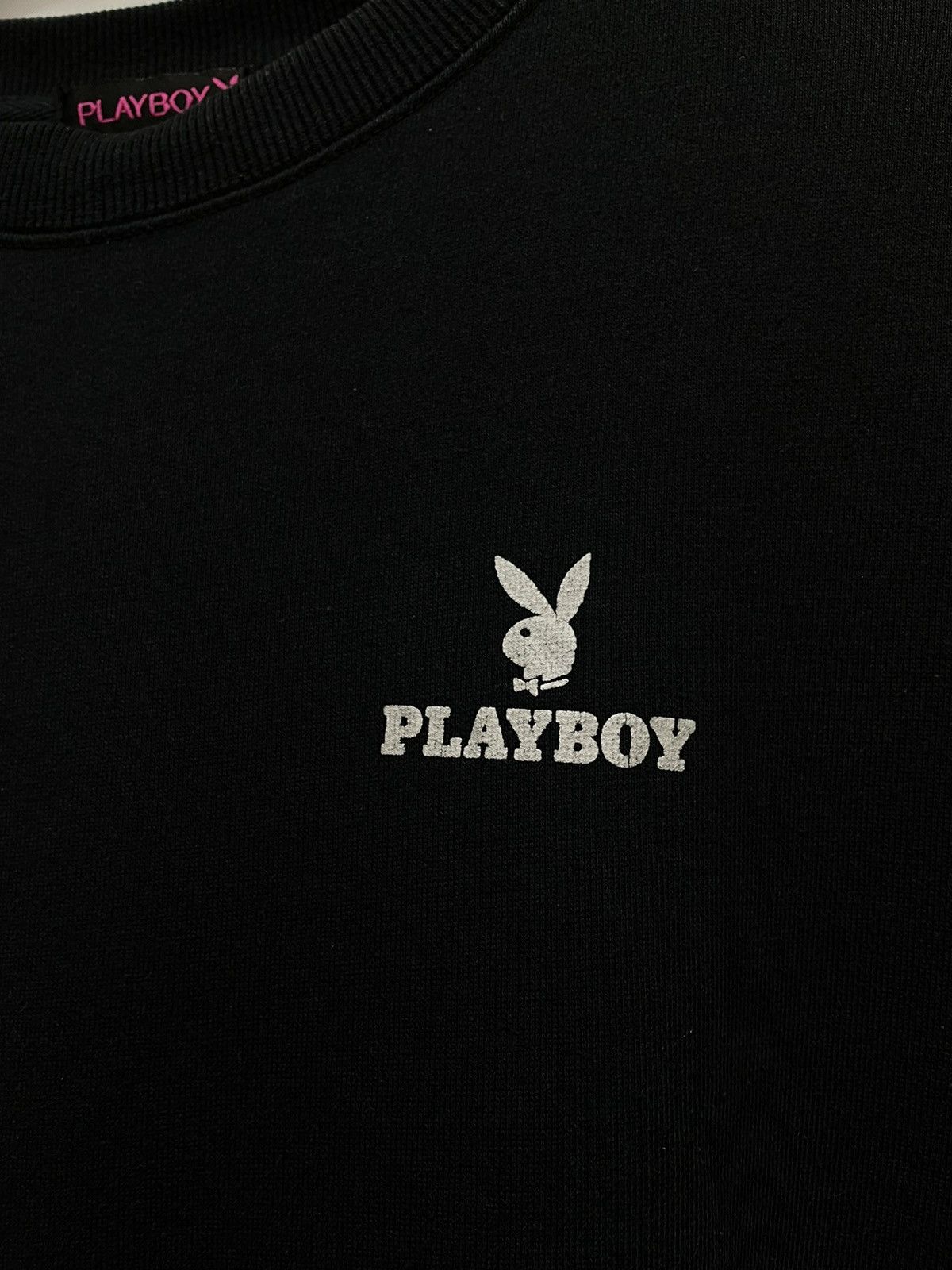 Playboy × Vintage Vintage 90’s PLAYBOY Big Bunny Spell Oull Crewneck Sweater Size US M / EU 48-50 / 2 - 6 Thumbnail