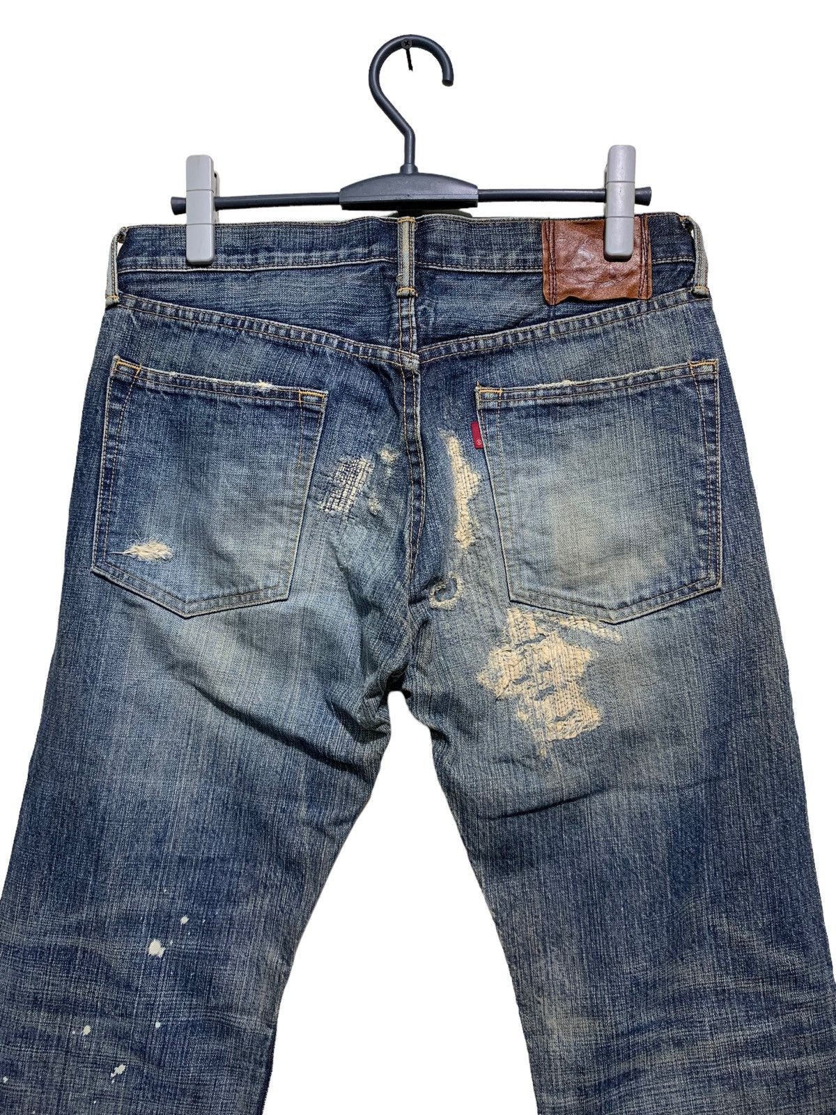 Eternal 🔥ETERNAL JAPAN DISTRESSED PATCHWORK DENIM W32 Size US 32 / EU 48 - 8 Thumbnail