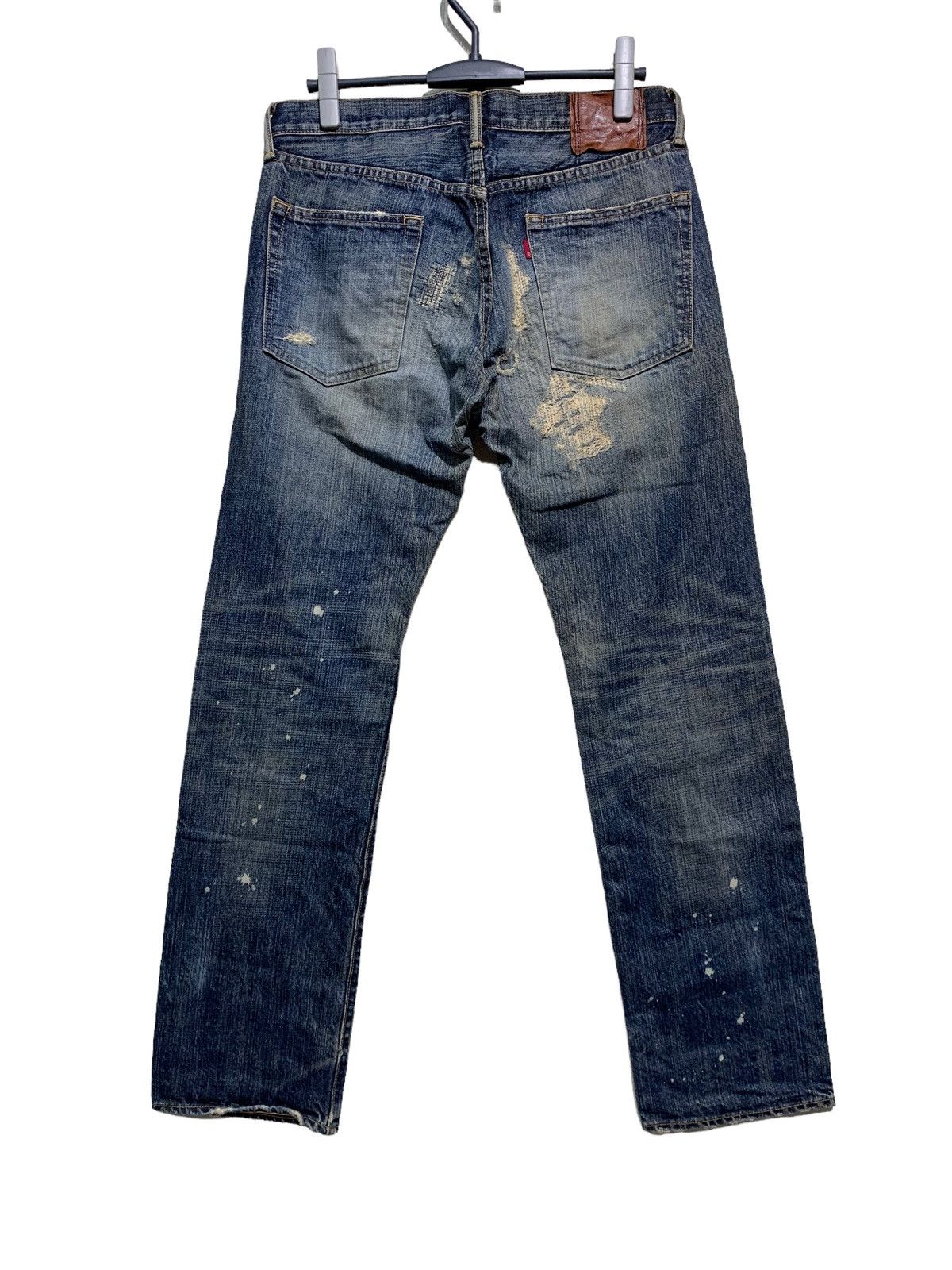 Eternal 🔥ETERNAL JAPAN DISTRESSED PATCHWORK DENIM W32 Size US 32 / EU 48 - 6 Thumbnail