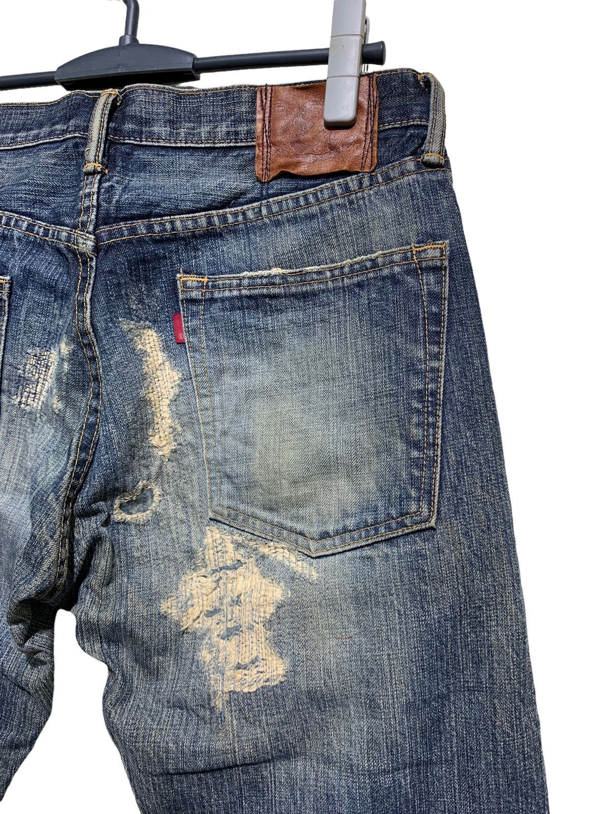 Eternal 🔥ETERNAL JAPAN DISTRESSED PATCHWORK DENIM W32 Size US 32 / EU 48 - 9 Thumbnail