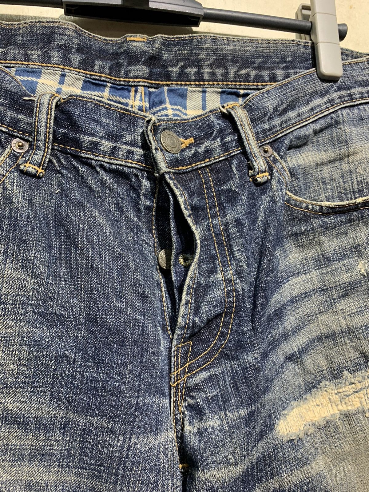 Eternal 🔥ETERNAL JAPAN DISTRESSED PATCHWORK DENIM W32 Size US 32 / EU 48 - 14 Thumbnail