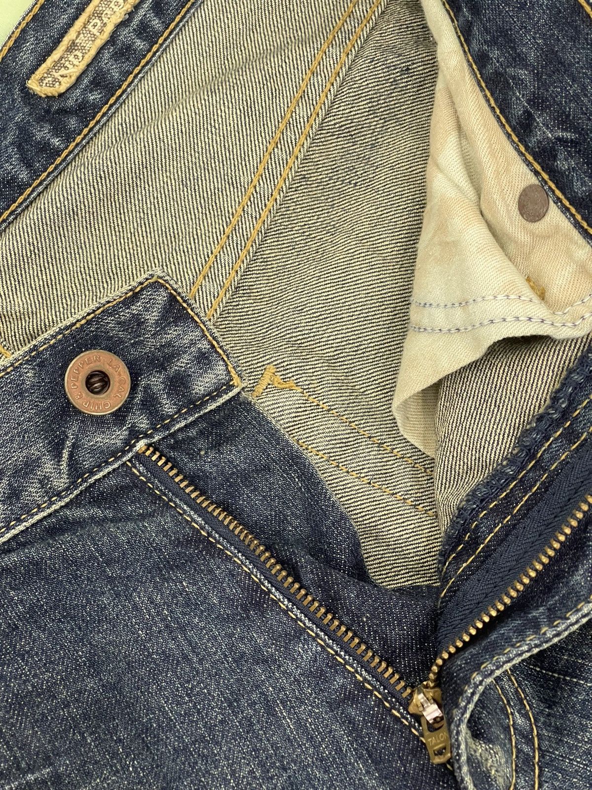 Japanese Brand Flare Jeans Chip & Pepper Denim Clawmark Boot Cut 2🟦2 Size US 31 - 20 Thumbnail