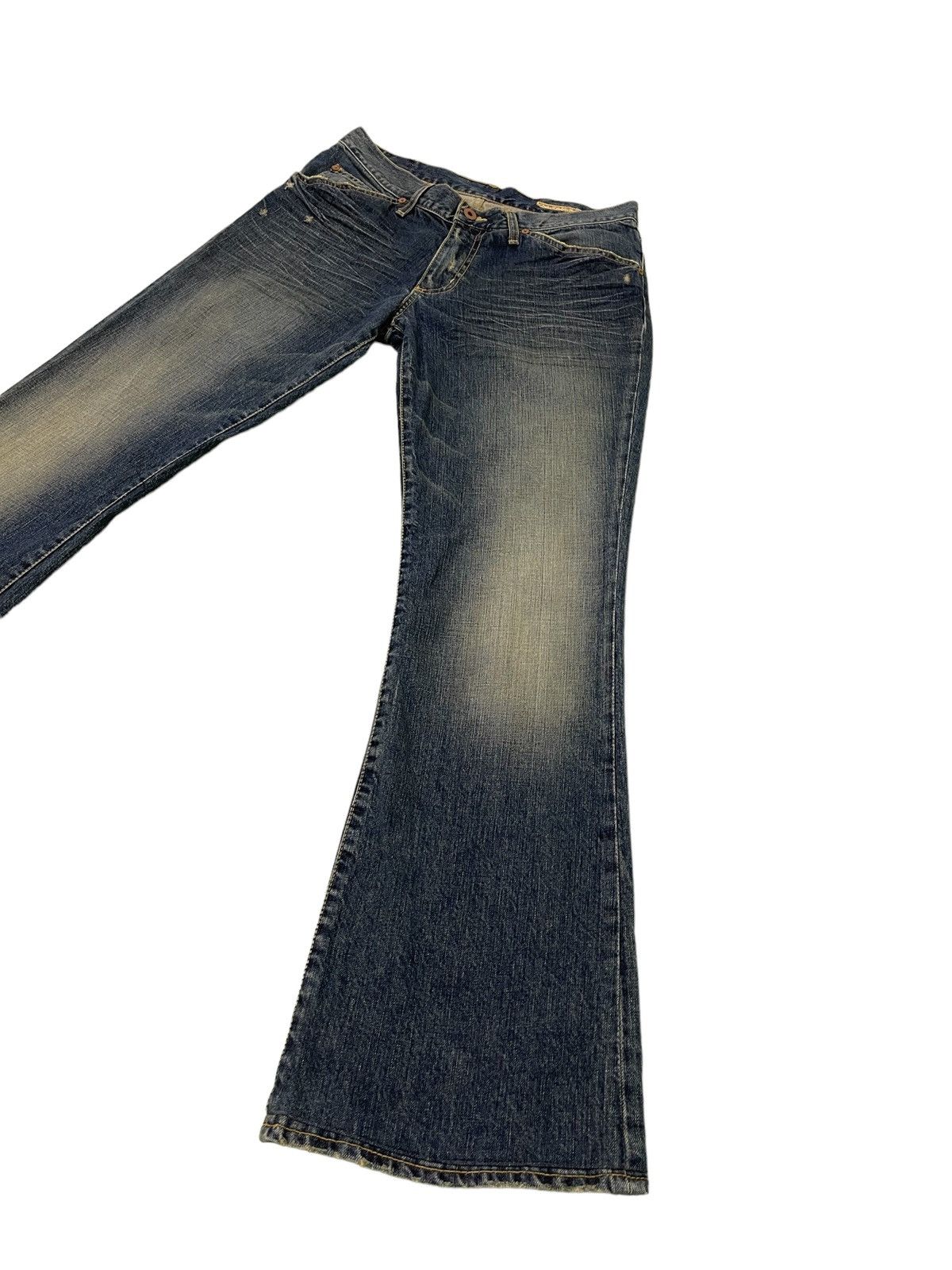 Japanese Brand Flare Jeans Chip & Pepper Denim Clawmark Boot Cut 2🟦2 Size US 31 - 3 Thumbnail