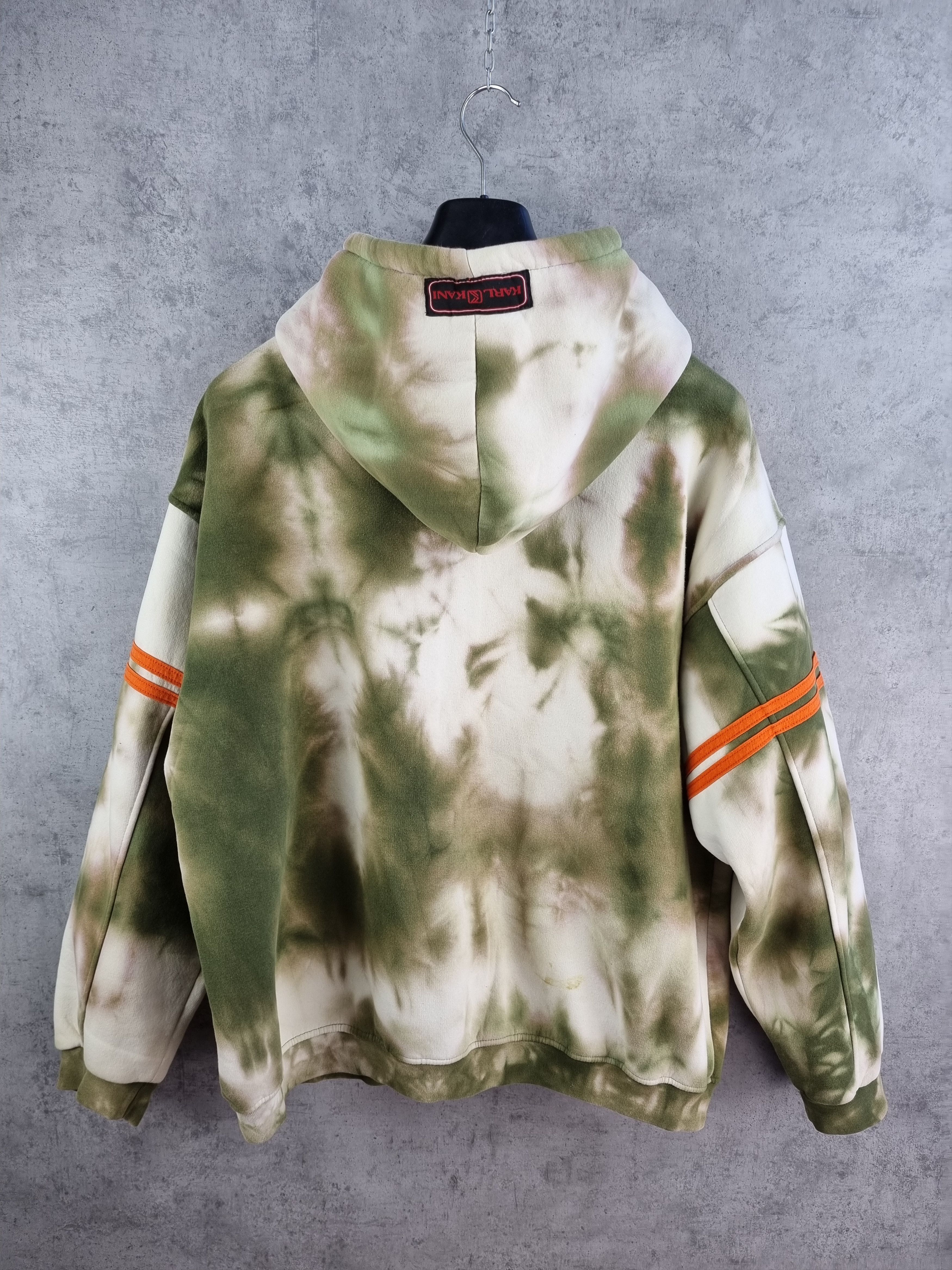 Karl Kani × Rap Tees 90s Rare TYE DYE Camo KARL KANI Zip Up Hoodie Size US XL / EU 56 / 4 - 15 Thumbnail