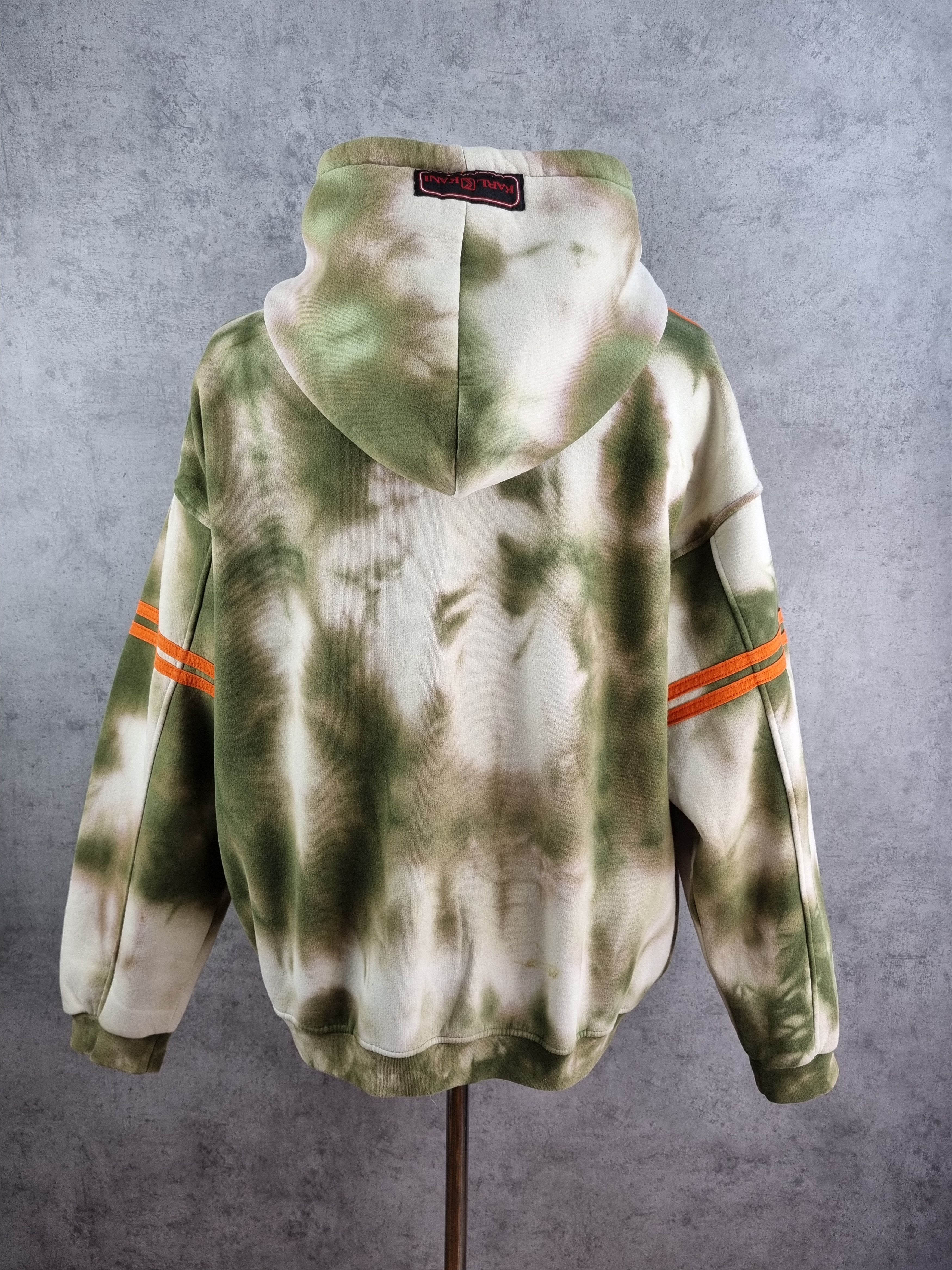 Karl Kani × Rap Tees 90s Rare TYE DYE Camo KARL KANI Zip Up Hoodie Size US XL / EU 56 / 4 - 4 Thumbnail