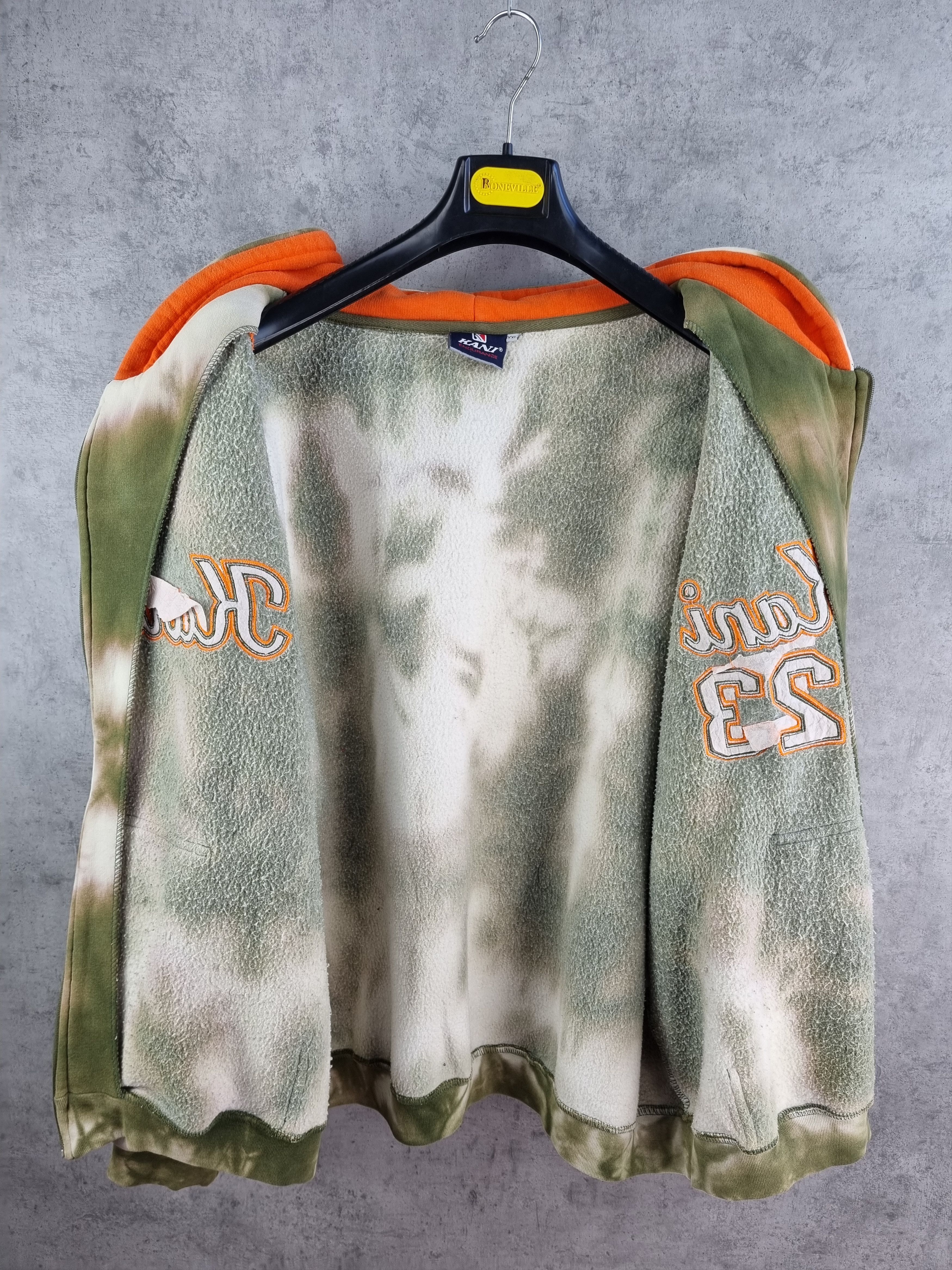 Karl Kani × Rap Tees 90s Rare TYE DYE Camo KARL KANI Zip Up Hoodie Size US XL / EU 56 / 4 - 14 Thumbnail