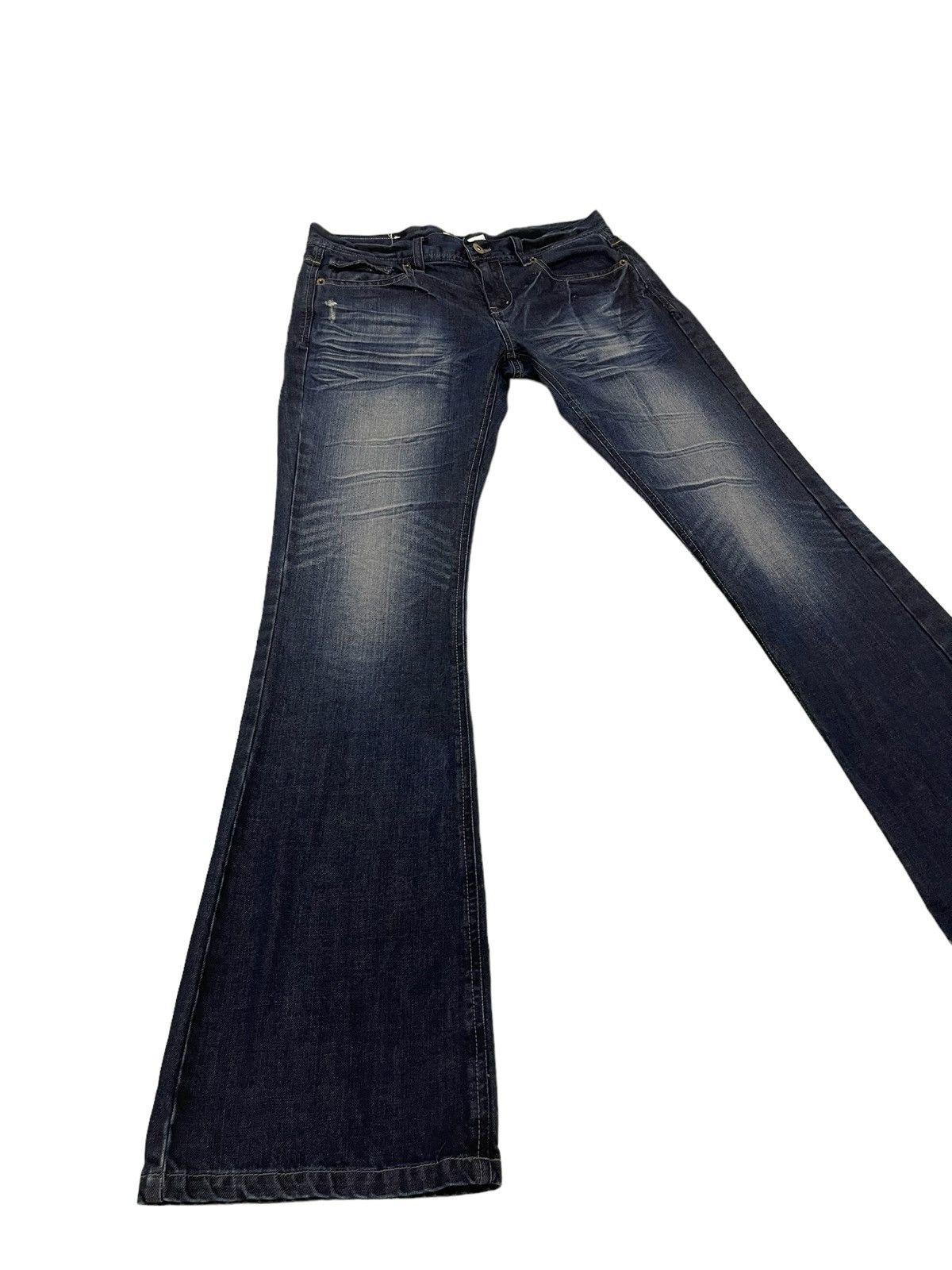 Flare Jeans Diabro Acid Wash Low Rise Denim Boot Cut 2🟦2