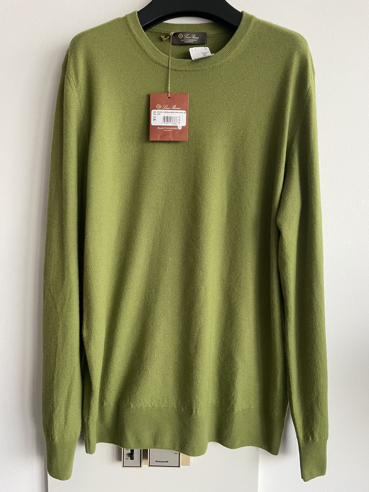 Loro Piana $1,650 Value Brand NEW Classic Pure Baby Cashmere Sweater Size US L / EU 52-54 / 3 - 21 Thumbnail