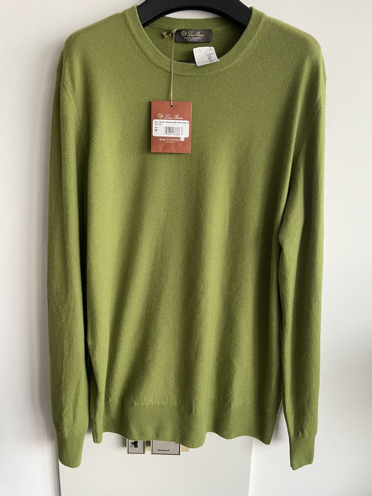 Loro Piana $1,650 Value Brand NEW Classic Pure Baby Cashmere Sweater Size US L / EU 52-54 / 3 - 22 Thumbnail