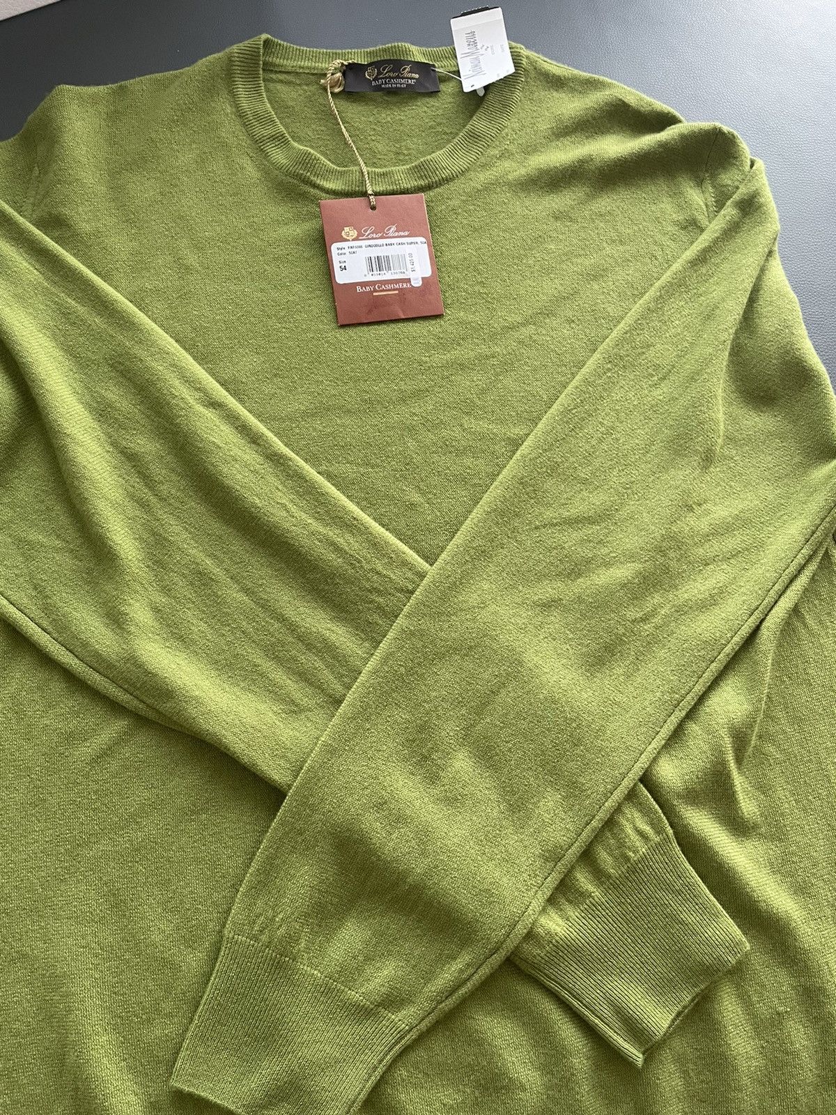 Loro Piana $1,650 Value Brand NEW Classic Pure Baby Cashmere Sweater Size US L / EU 52-54 / 3 - 20 Thumbnail