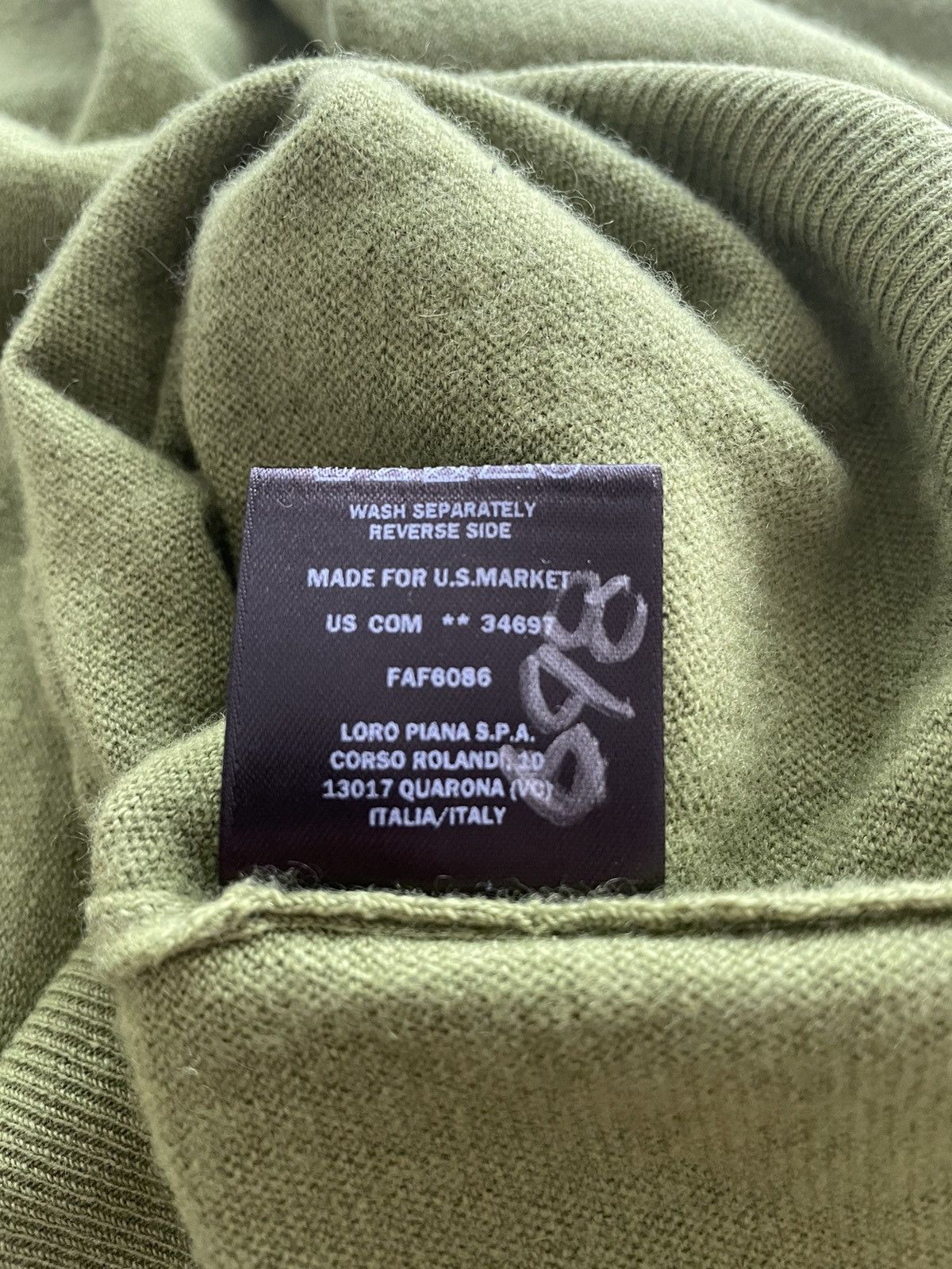 Loro Piana $1,650 Value Brand NEW Classic Pure Baby Cashmere Sweater Size US L / EU 52-54 / 3 - 11 Thumbnail