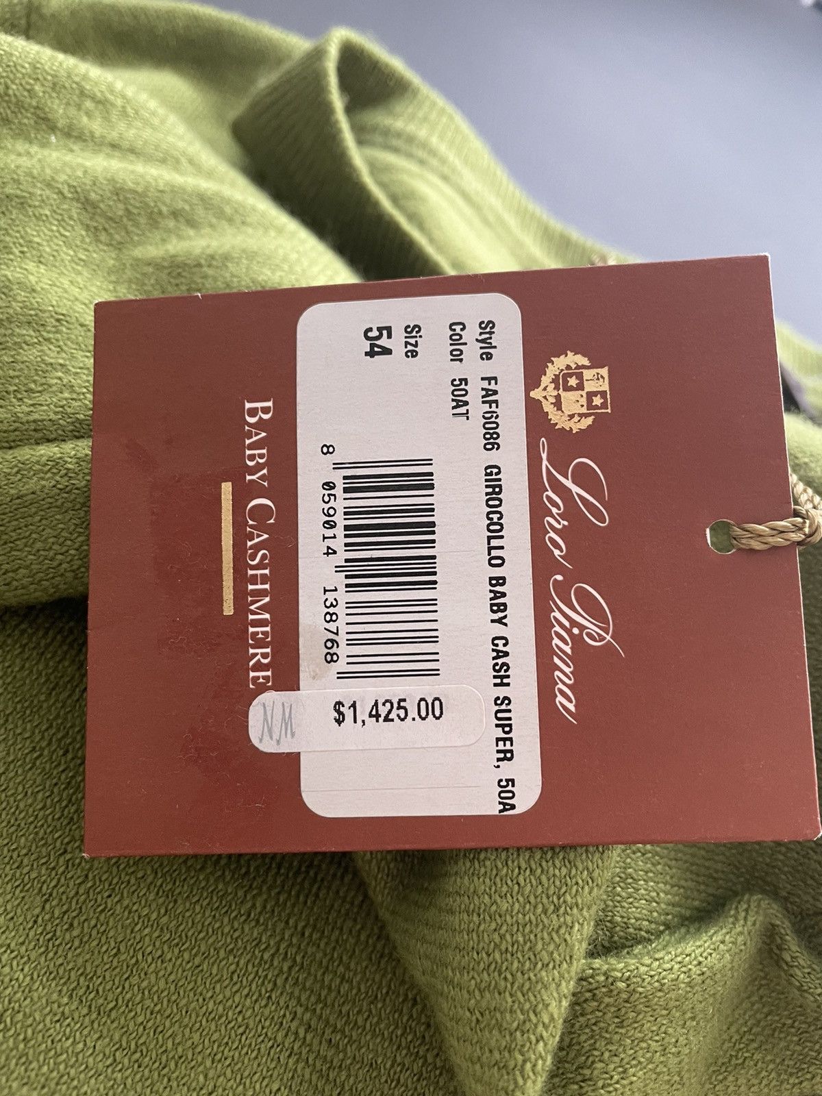 Loro Piana $1,650 Value Brand NEW Classic Pure Baby Cashmere Sweater Size US L / EU 52-54 / 3 - 5 Thumbnail