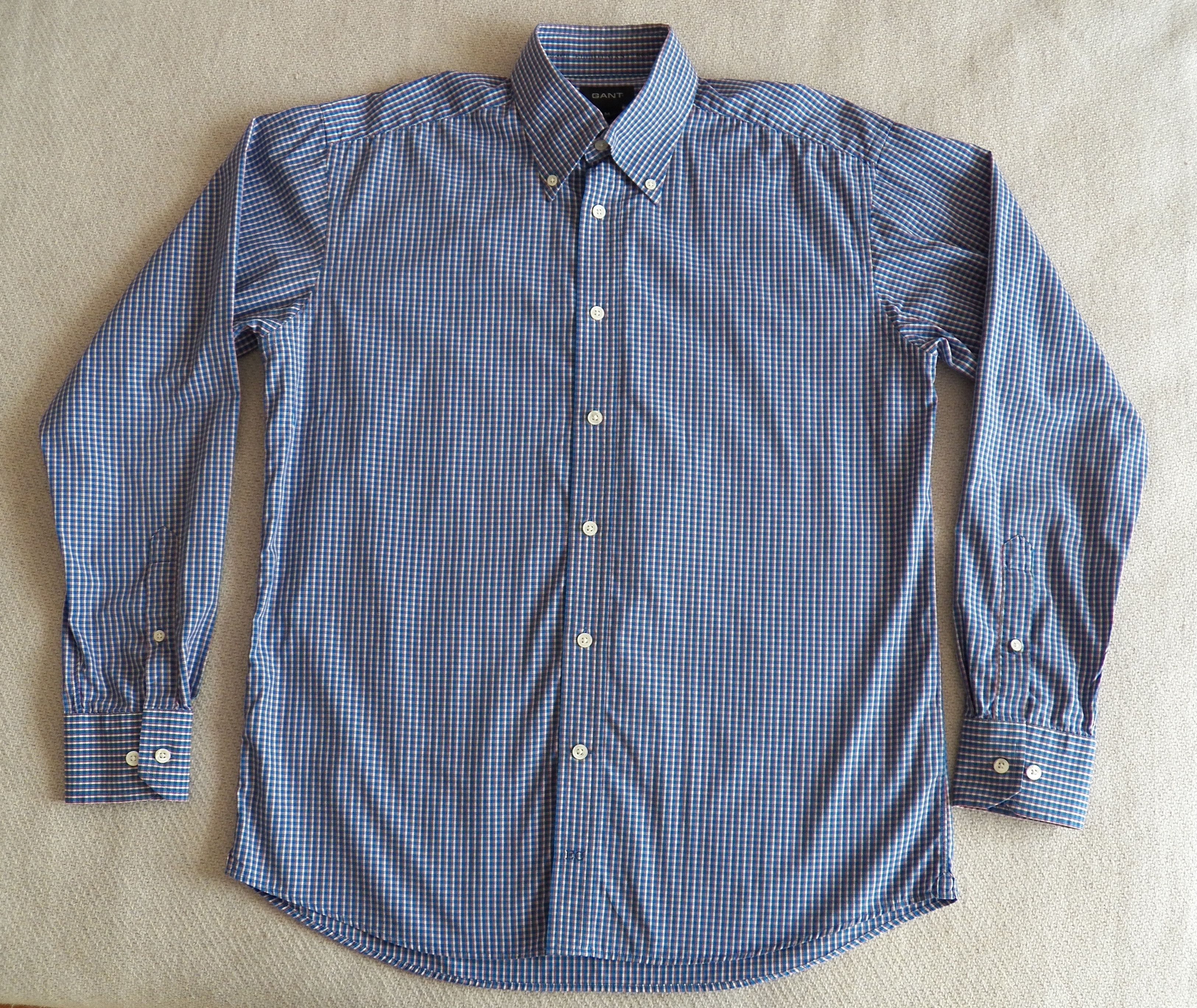 Gant ELLIOT GANT SHIRT blue multi check cotton longsleeve reg fit Size US M / EU 48-50 / 2 - 1 Thumbnail