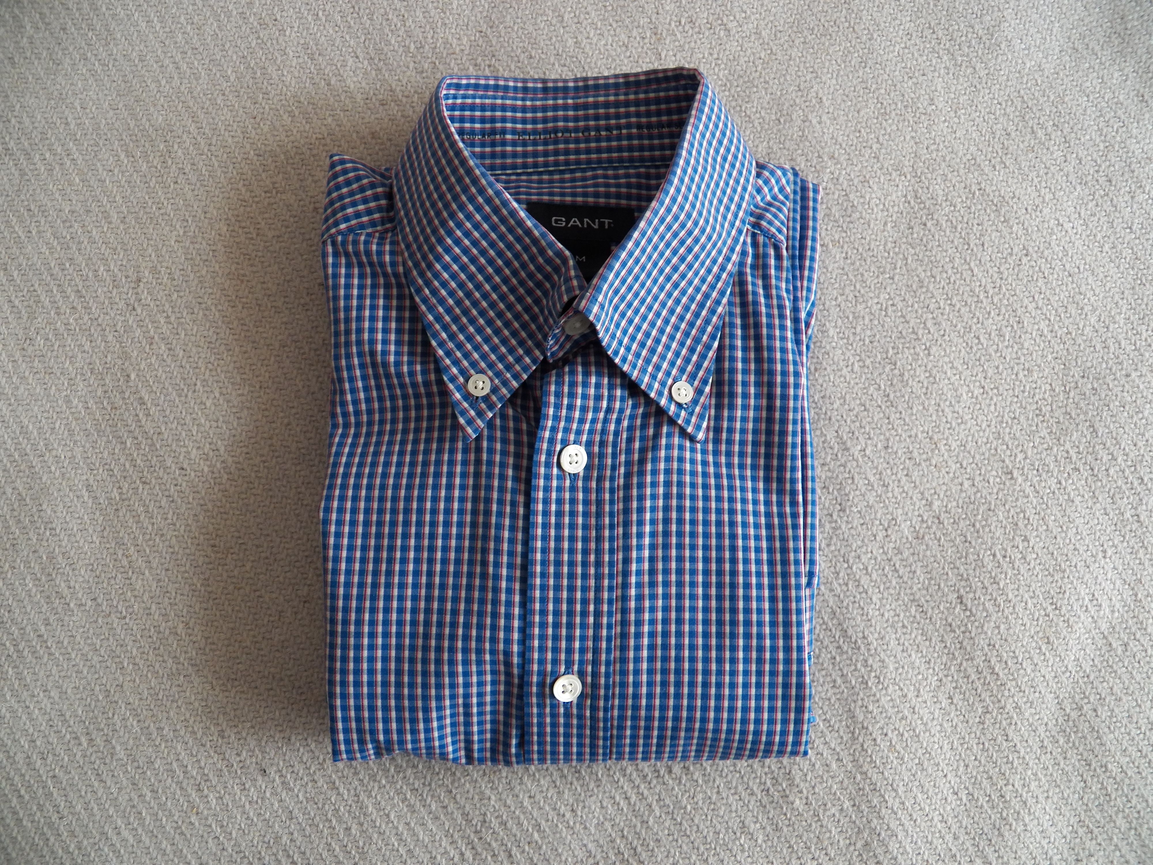 Gant ELLIOT GANT SHIRT blue multi check cotton longsleeve reg fit Size US M / EU 48-50 / 2 - 2 Thumbnail