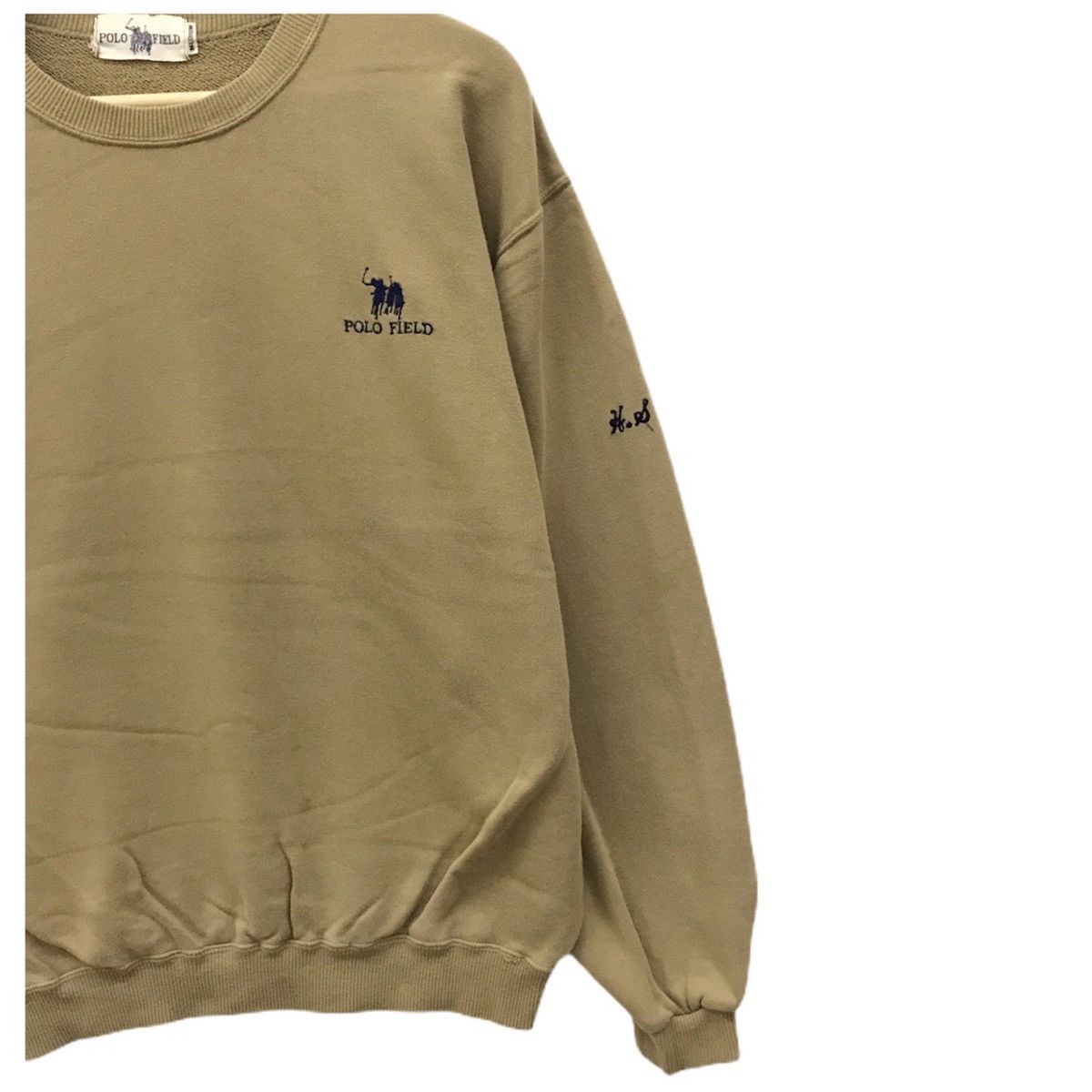Vintage Polo Field Sweatshirt Crewneck Big Logo Spellout Polo Field Size US M / EU 48-50 / 2 - 3 Thumbnail