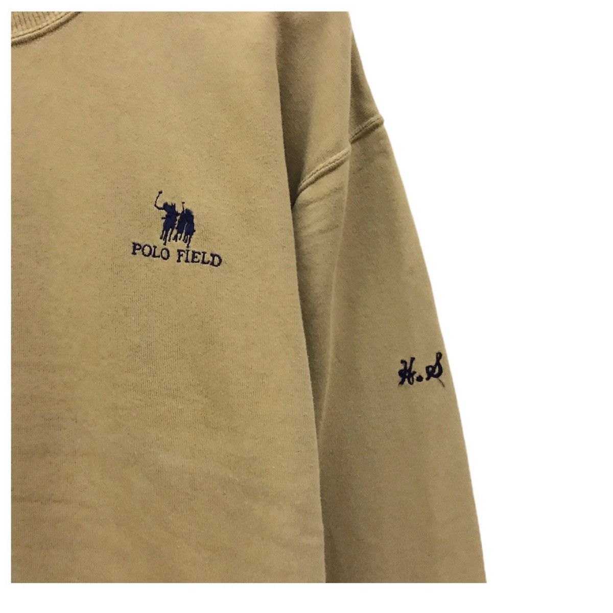 Vintage Polo Field Sweatshirt Crewneck Big Logo Spellout Polo Field Size US M / EU 48-50 / 2 - 4 Thumbnail