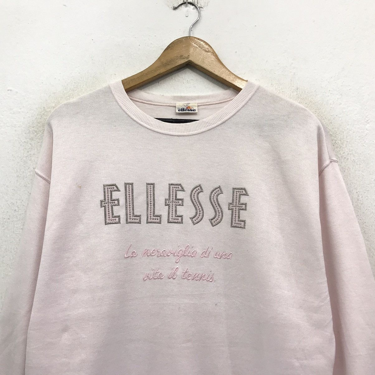 Ellesse × Vintage ELLESSE Sweatshirt Crewneck BigLogo Ellesse Sport Tennis Size US M / EU 48-50 / 2 - 3 Thumbnail