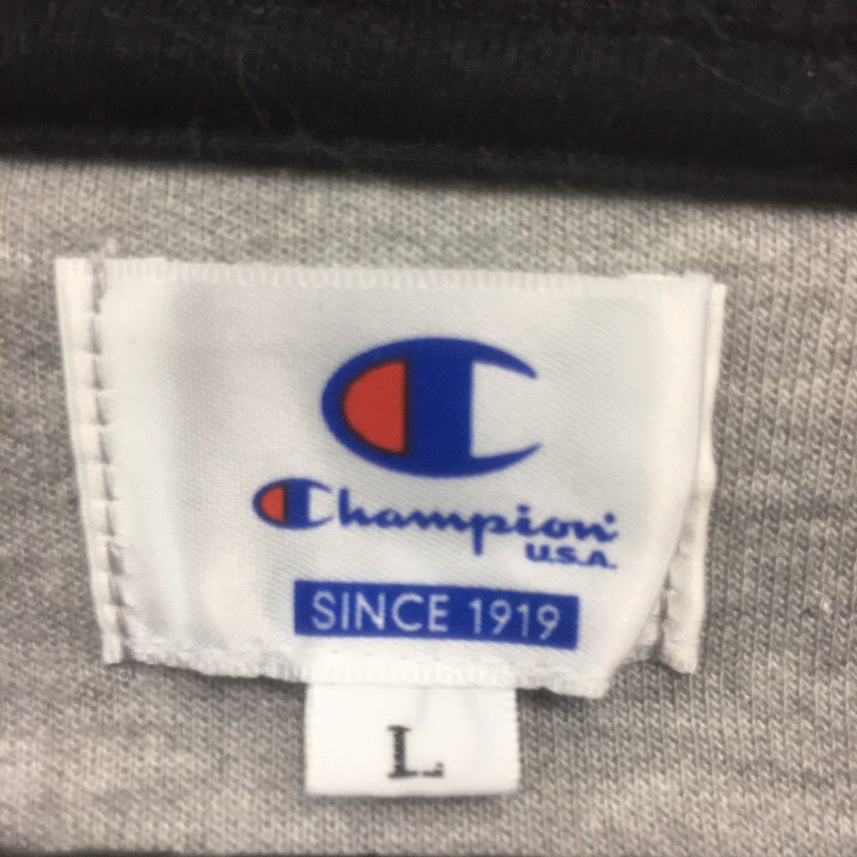 Champion × Japanese Brand × Vintage Vintage Champion Biglogo Spellout Sweatshirt Crewneck Size US L / EU 52-54 / 3 - 5 Thumbnail
