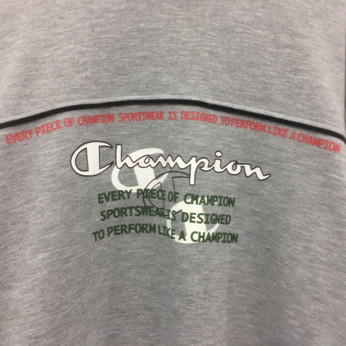 Champion × Japanese Brand × Vintage Vintage Champion Biglogo Spellout Sweatshirt Crewneck Size US L / EU 52-54 / 3 - 3 Thumbnail