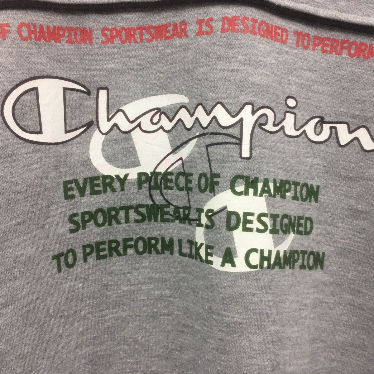 Champion × Japanese Brand × Vintage Vintage Champion Biglogo Spellout Sweatshirt Crewneck Size US L / EU 52-54 / 3 - 4 Thumbnail