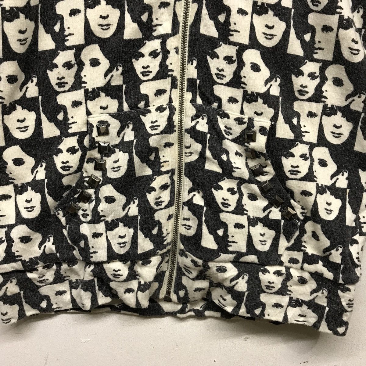 Designer Cecil McBee Full Print Zipper Hoodies Size US M / EU 48-50 / 2 - 7 Thumbnail