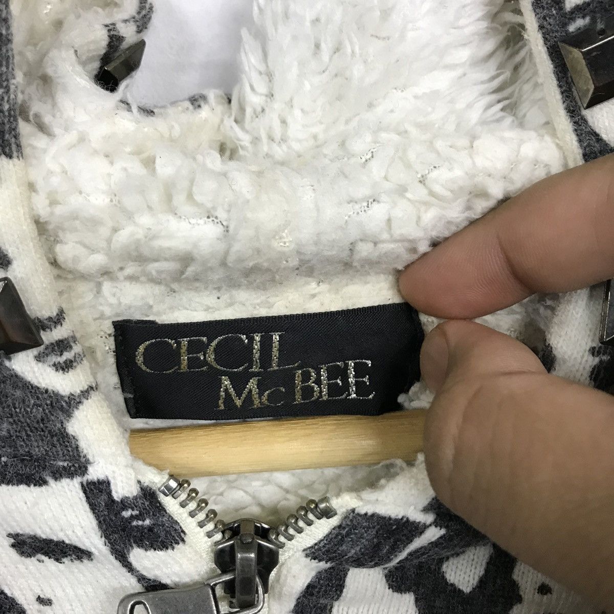 Designer Cecil McBee Full Print Zipper Hoodies Size US M / EU 48-50 / 2 - 9 Thumbnail