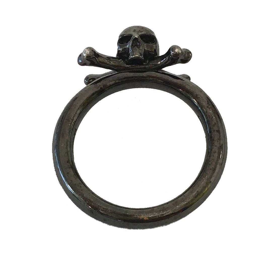 Number (N)ine Number (N)ine 2004SS Skull & Crossbones Ring Size ONE SIZE - 1 Thumbnail