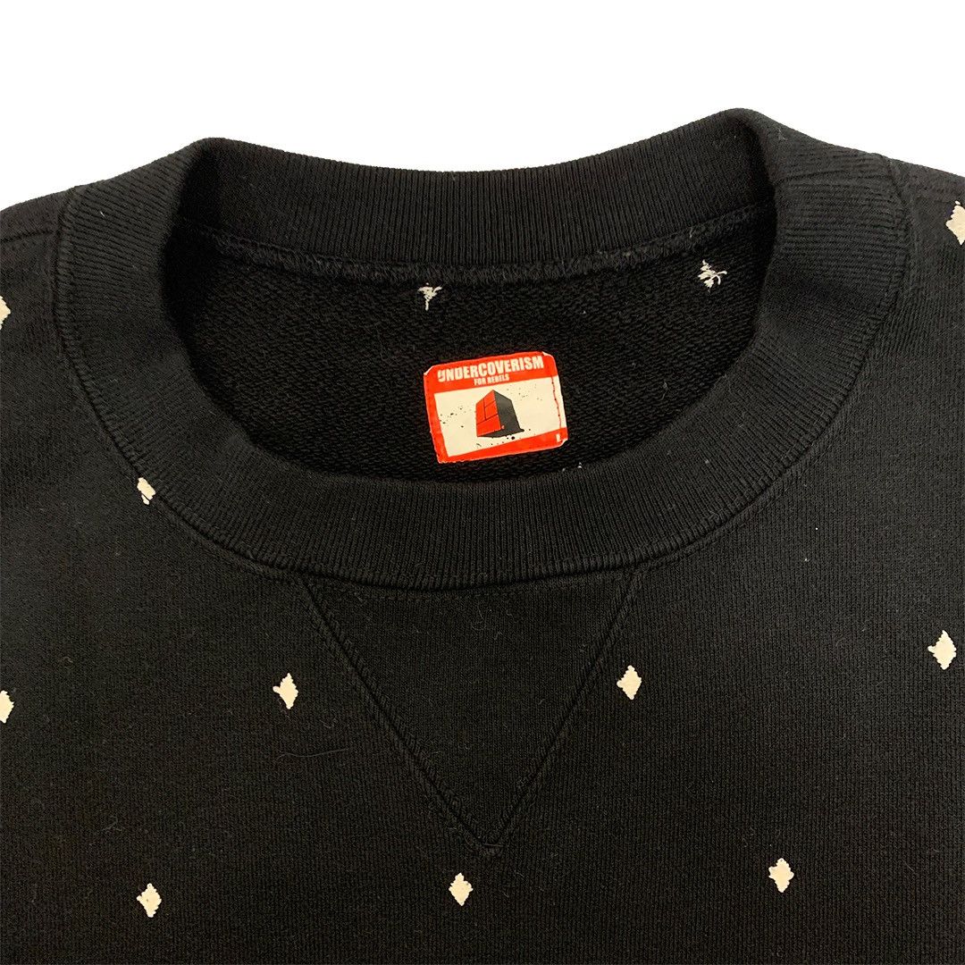 Undercover Undercover 2002SS “Haze” Diamond Embroidery Sweatshirt Size US L / EU 52-54 / 3 - 3 Thumbnail