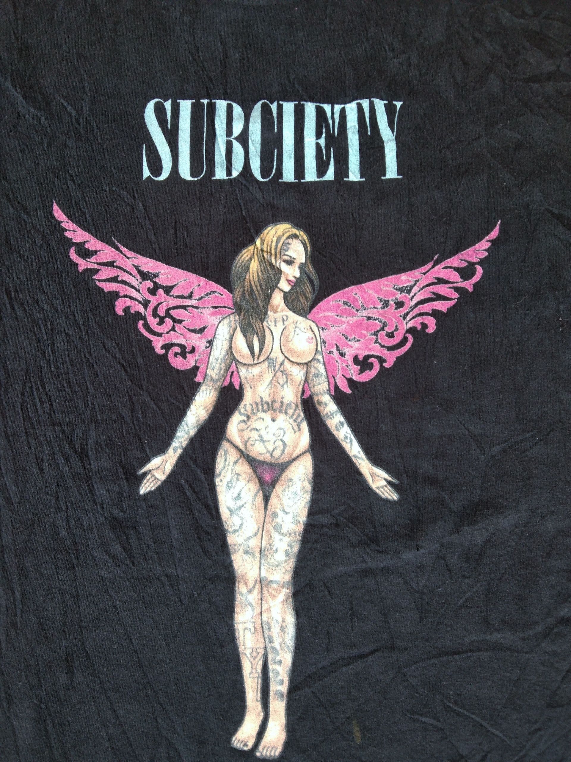 Japanese Brand Subciety Japan Logo T Shirt Size US XL / EU 56 / 4 - 2 Thumbnail
