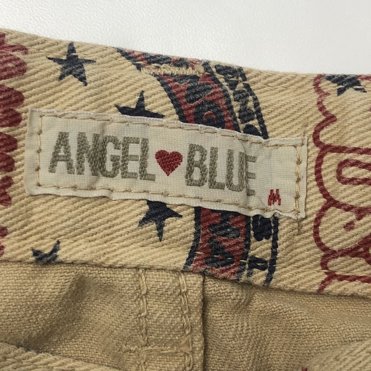 Angel Blue ☠️NEEDGONE☠️90s Angel Blue - Fullprinted Denim Pants Size US 28 / EU 44 - 10 Thumbnail