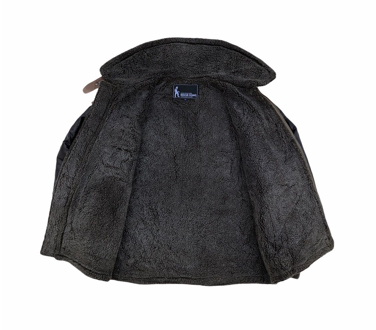 Japanese Brand Rescue Squad Sherling FauxSherling Real Suede Leather Jacket Size US M / EU 48-50 / 2 - 14 Thumbnail