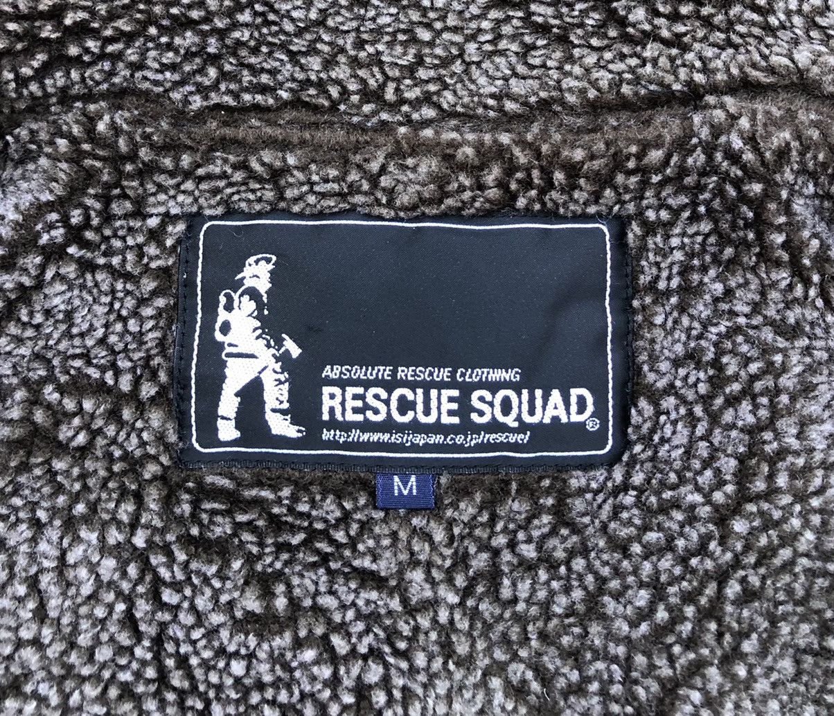 Japanese Brand Rescue Squad Sherling FauxSherling Real Suede Leather Jacket Size US M / EU 48-50 / 2 - 15 Thumbnail