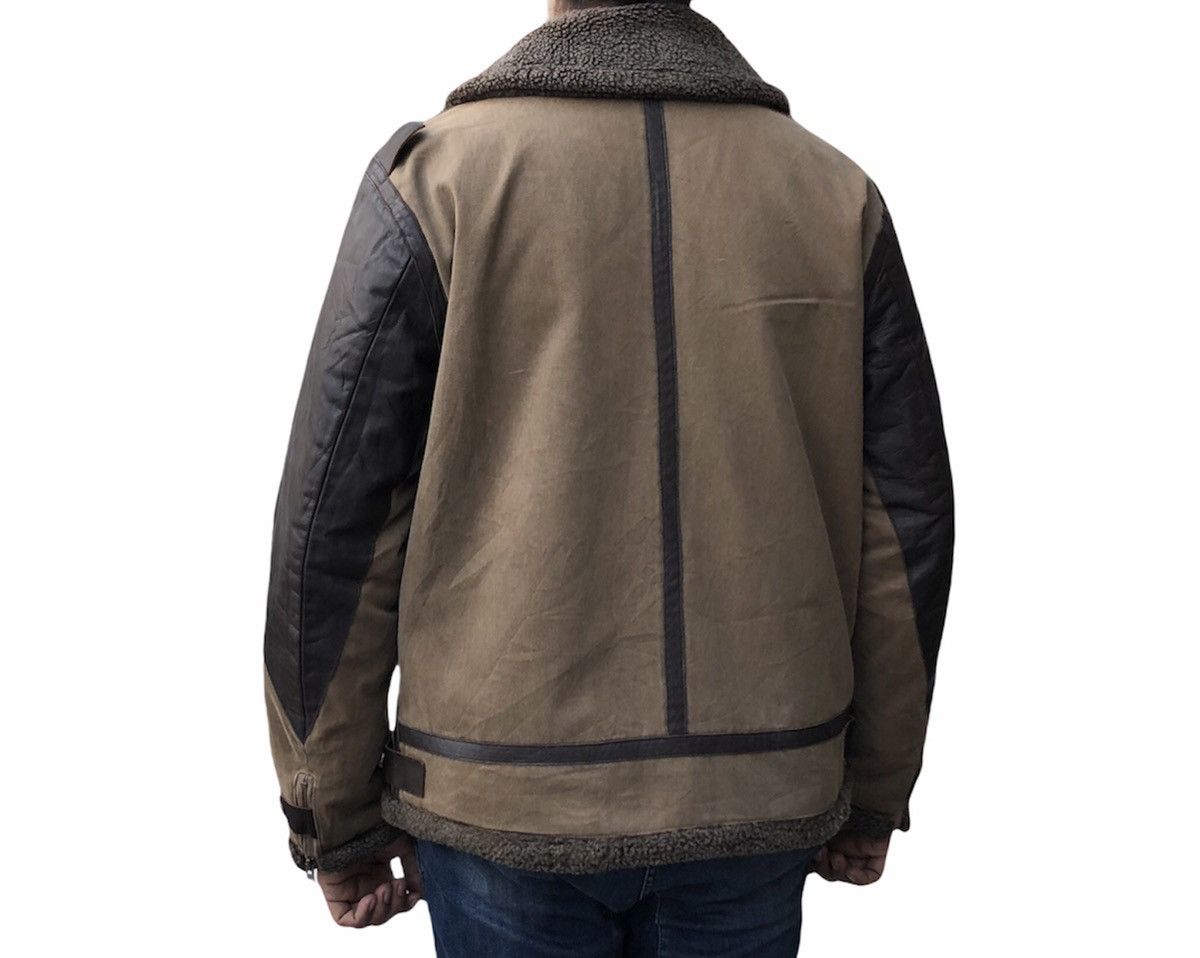 Japanese Brand Rescue Squad Sherling FauxSherling Real Suede Leather Jacket Size US M / EU 48-50 / 2 - 4 Thumbnail