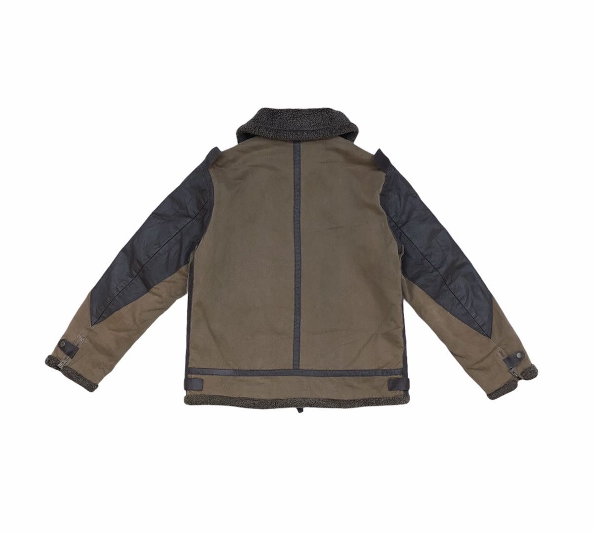 Japanese Brand Rescue Squad Sherling FauxSherling Real Suede Leather Jacket Size US M / EU 48-50 / 2 - 13 Thumbnail
