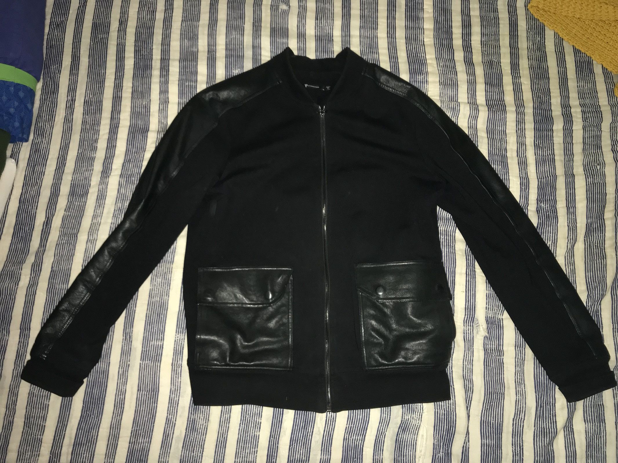 Alexander Wang Black Leather Jacket Size US M / EU 48-50 / 2 - 1 Thumbnail
