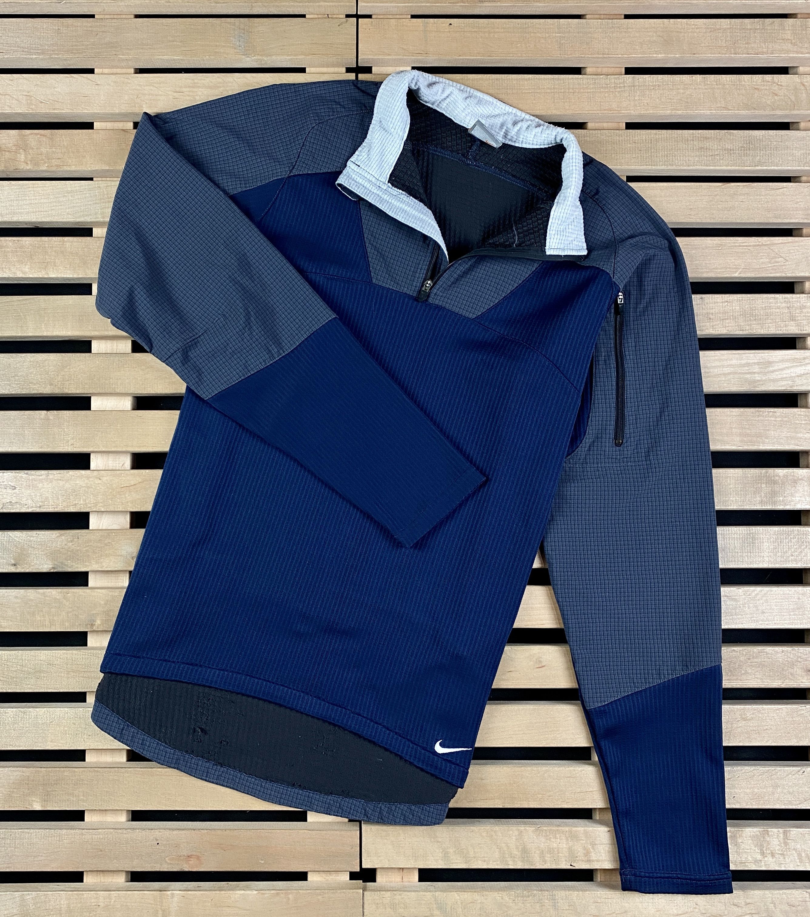 Nike × Vintage Mens Zip Long Sleeve Nike Vintage Size M Size US M / EU 48-50 / 2 - 1 Thumbnail