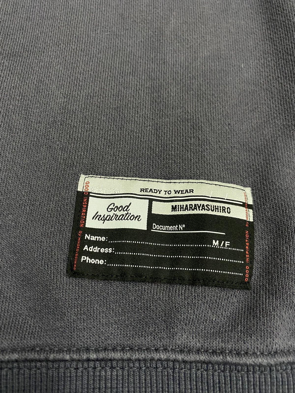 Japanese Brand × Maison MIHARA YASUHIRO Miharayasuhiro Good Inspiration Reconstructed Sweatshirt Size US L / EU 52-54 / 3 - 6 Thumbnail