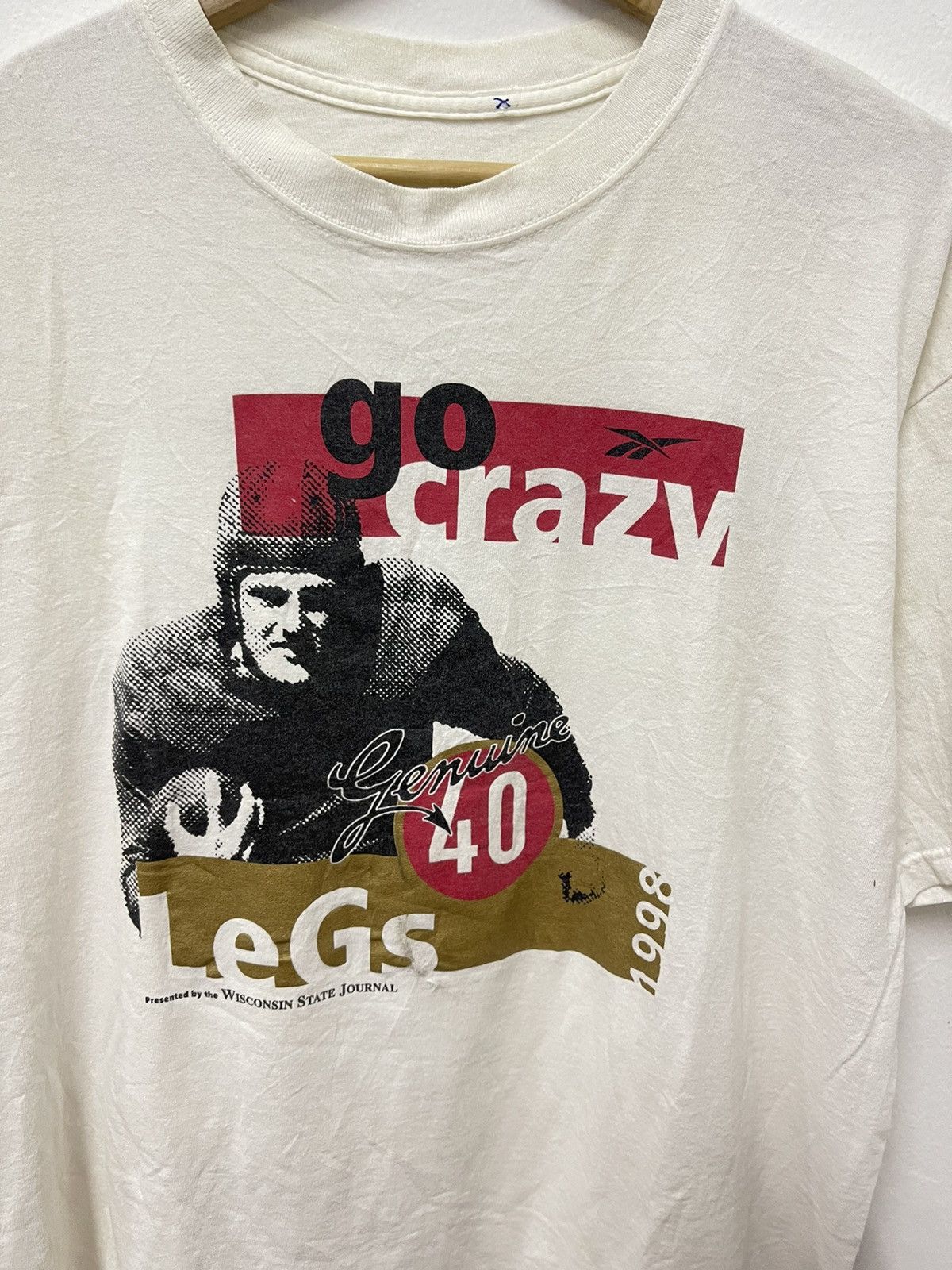 Reebok × Vintage Vintage Reebok Design For Athlete Rugby Graphic Tshirt Size US L / EU 52-54 / 3 - 2 Thumbnail