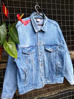 Vintage VINTAGE RAYNOR GARRAGE DOORS WORKERS DENIM JACKET Size US XL / EU 56 / 4 - 5 Thumbnail