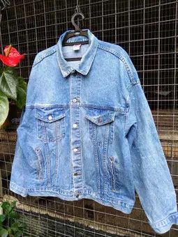 Vintage VINTAGE RAYNOR GARRAGE DOORS WORKERS DENIM JACKET Size US XL / EU 56 / 4 - 6 Thumbnail