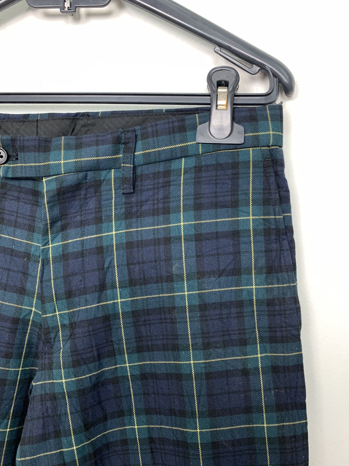 Japanese Brand × Seditionaries × Uniqlo UNIQLO Tartan Plaid Pleated Pocket Punk Casual Trouser Pant Size US 32 / EU 48 - 9 Thumbnail