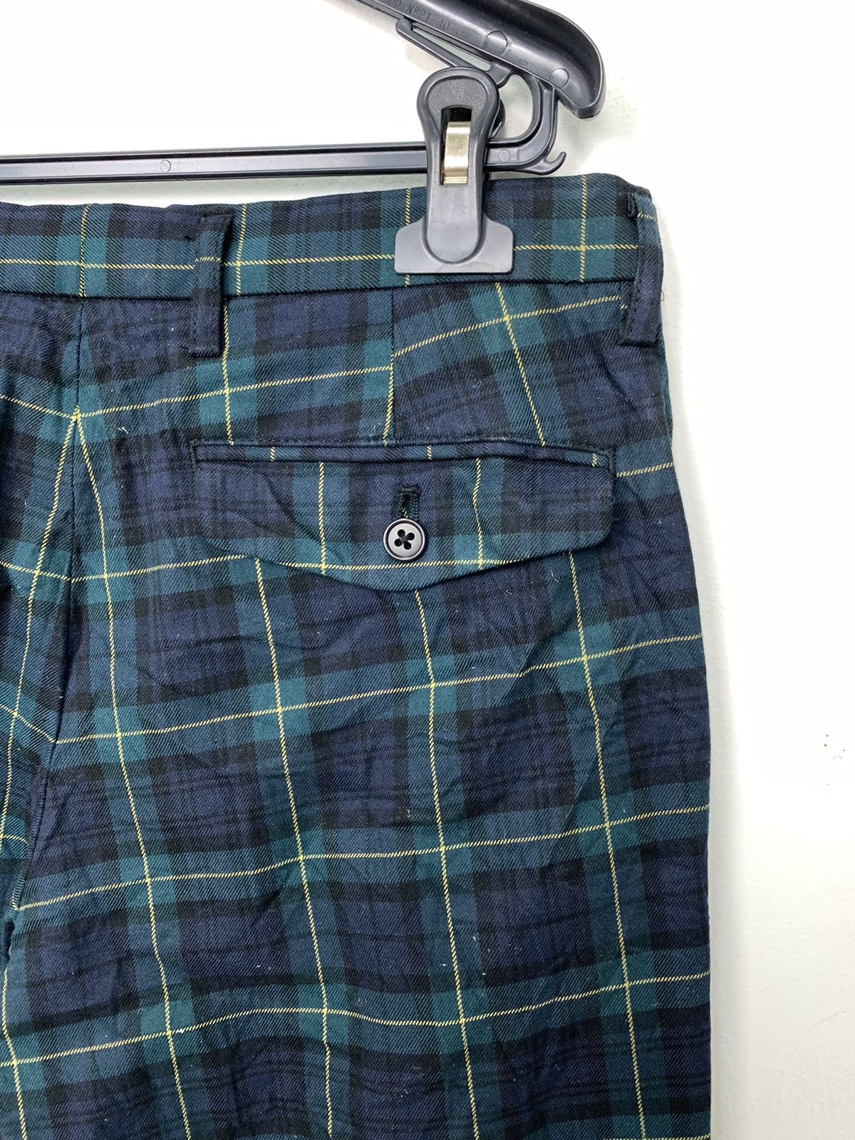 Japanese Brand × Seditionaries × Uniqlo UNIQLO Tartan Plaid Pleated Pocket Punk Casual Trouser Pant Size US 32 / EU 48 - 15 Thumbnail
