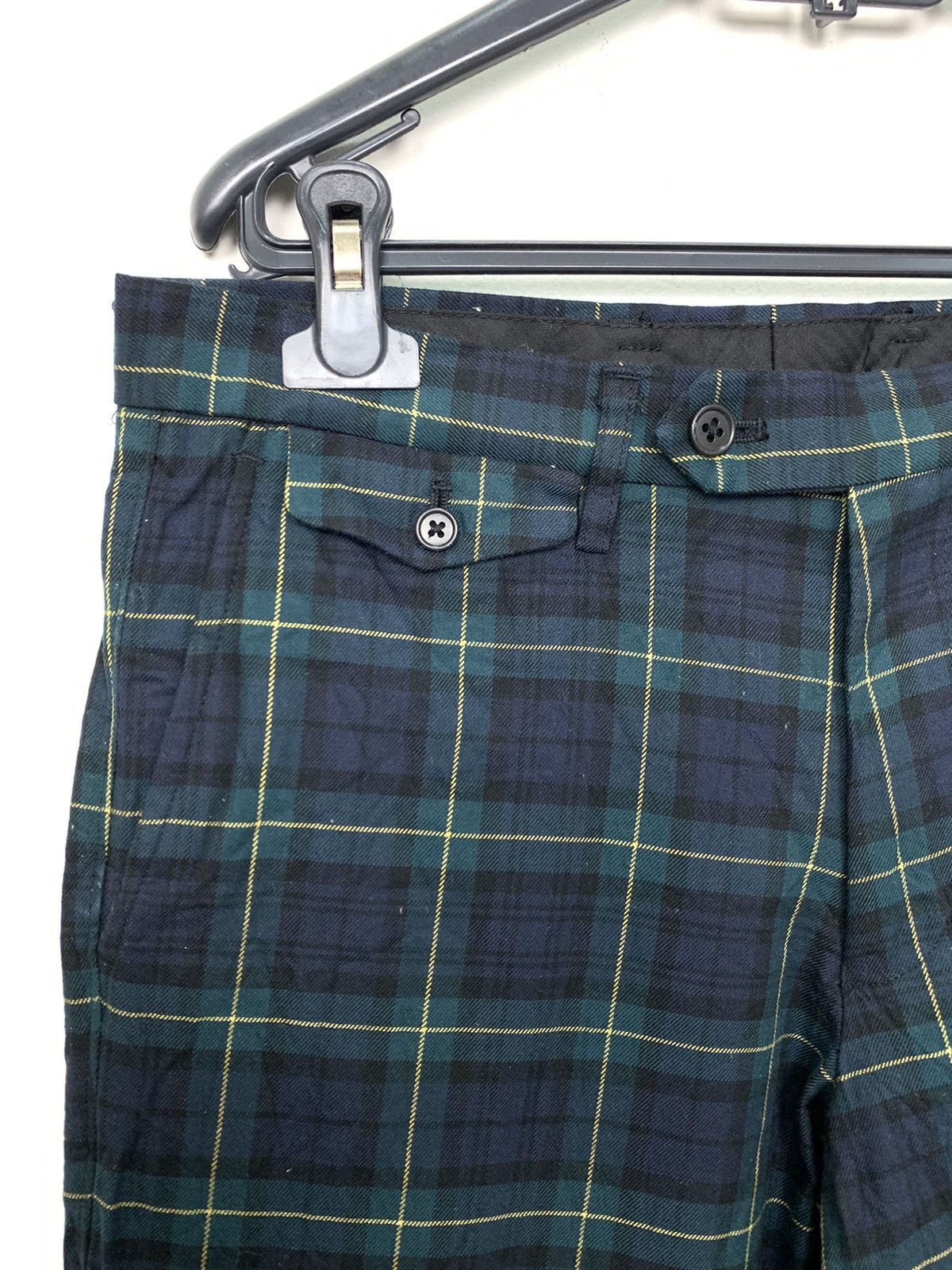 Japanese Brand × Seditionaries × Uniqlo UNIQLO Tartan Plaid Pleated Pocket Punk Casual Trouser Pant Size US 32 / EU 48 - 8 Thumbnail