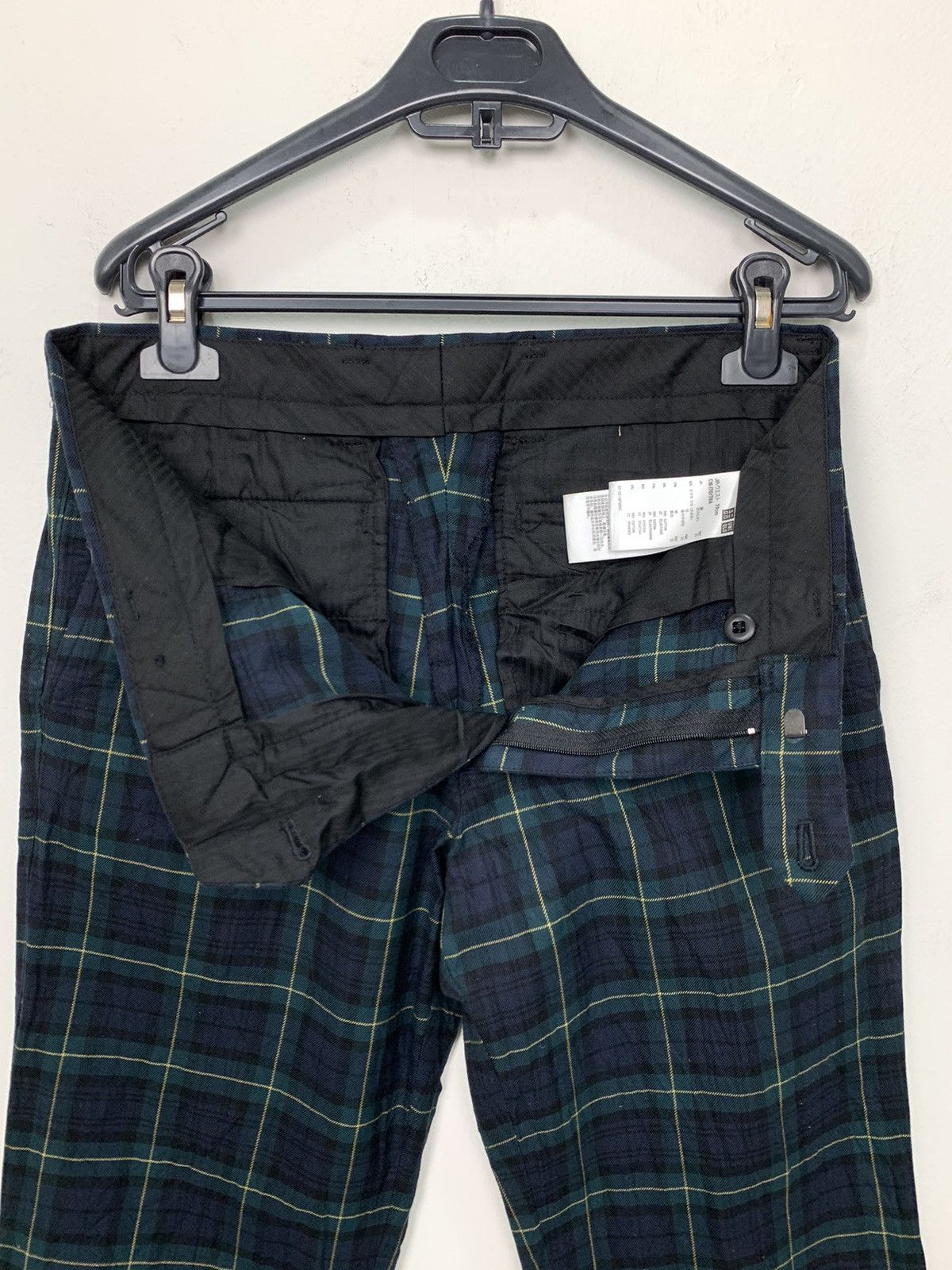 Japanese Brand × Seditionaries × Uniqlo UNIQLO Tartan Plaid Pleated Pocket Punk Casual Trouser Pant Size US 32 / EU 48 - 17 Thumbnail